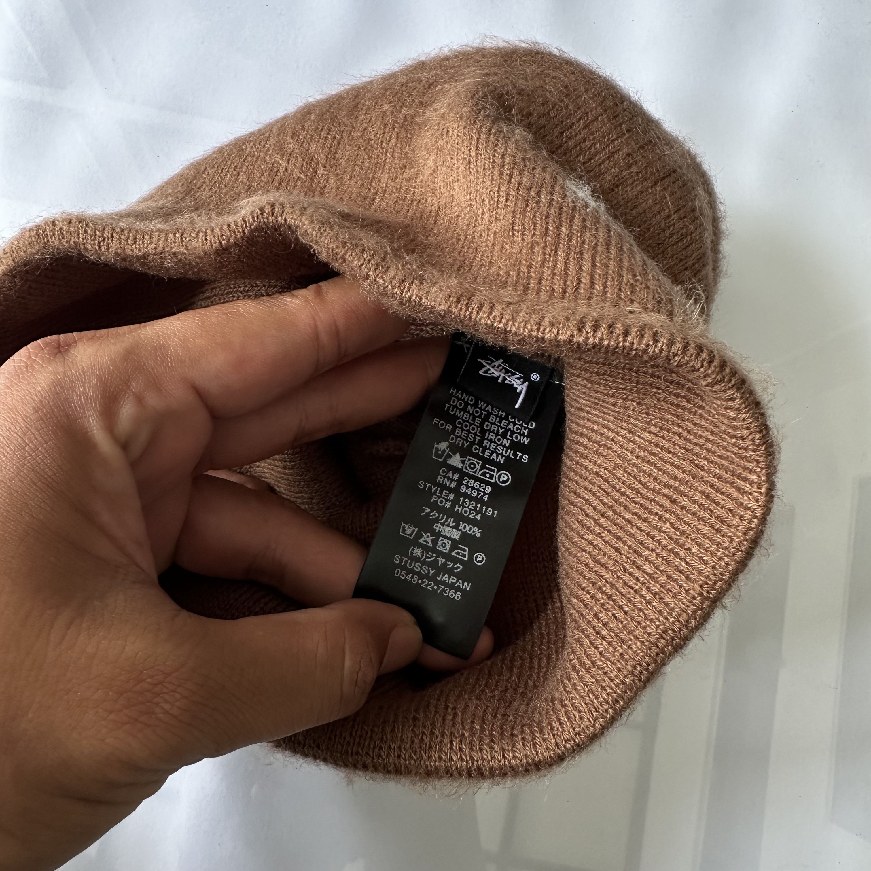 Stussy Stussy Brushed Out Stock Skullcap - Brown Beanie Hat Size ONE SIZE - 4 Thumbnail