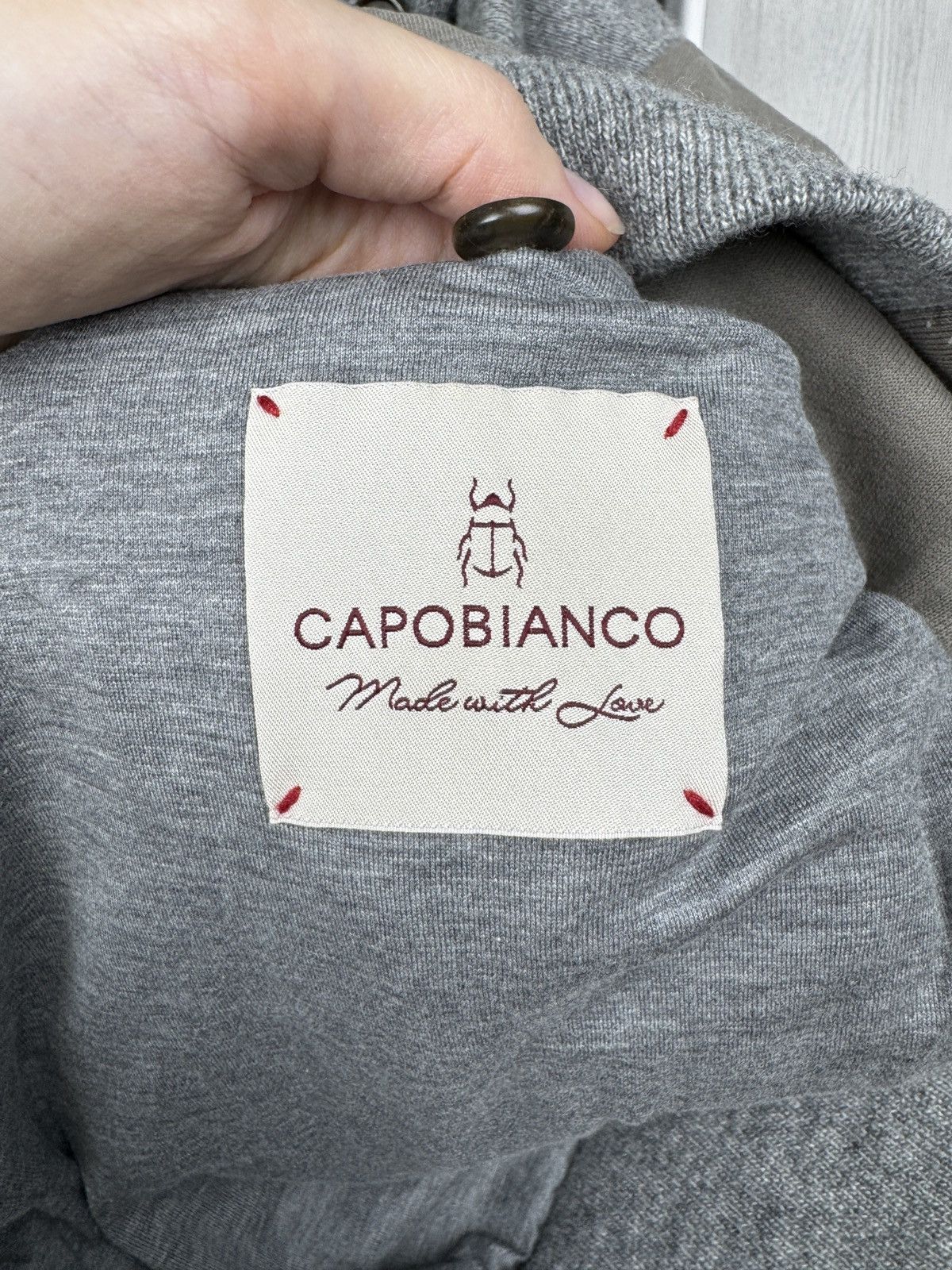 Other Capobianco grey cotton made in italy 2 pockets vest Size US XL / EU 56 / 4 - 13 Thumbnail