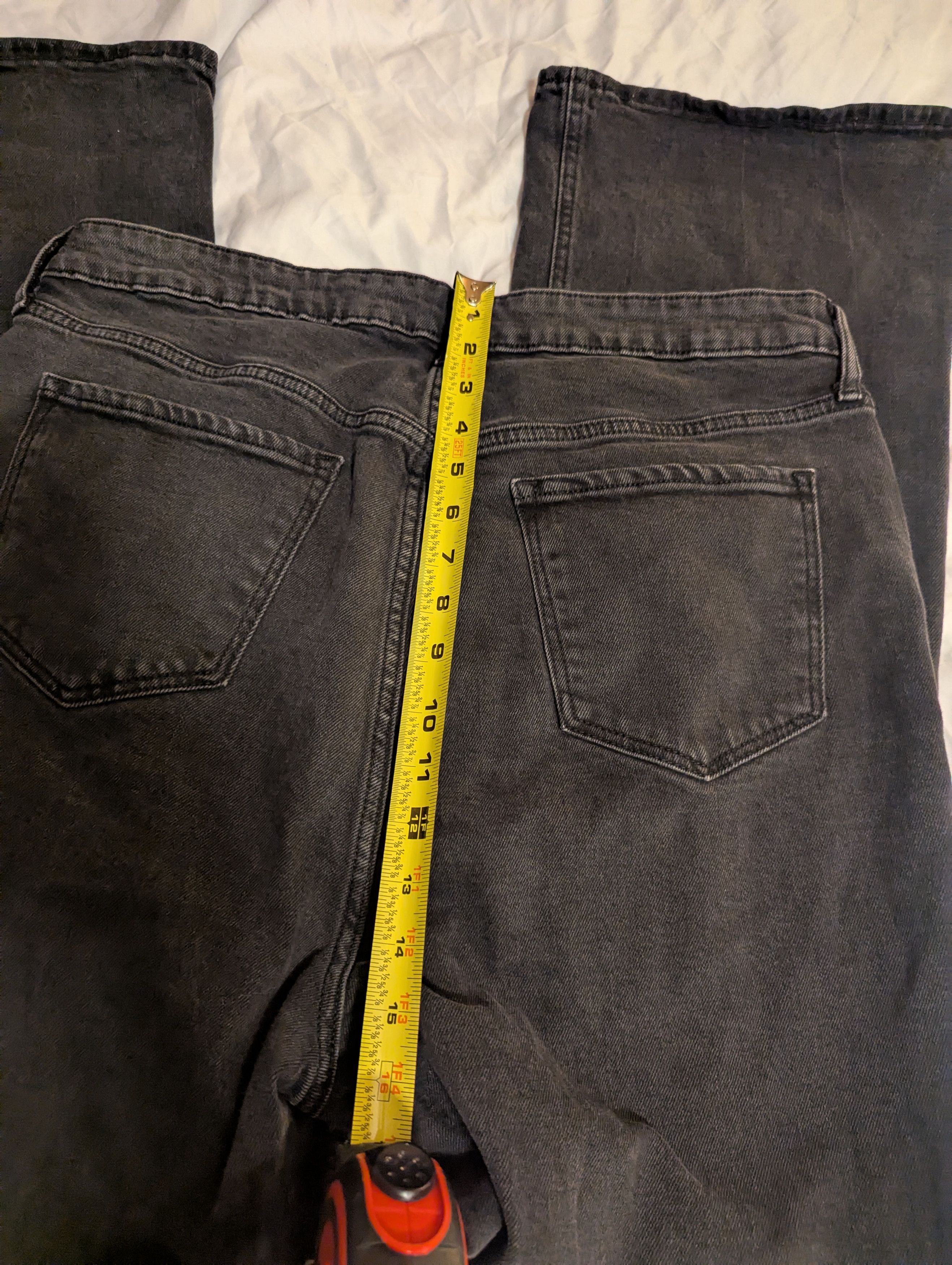 Old Navy Old Navy Higher High Rise Flare bottom Jeans 16 Women's Size 38" / US 16 / IT 52 - 8 Thumbnail