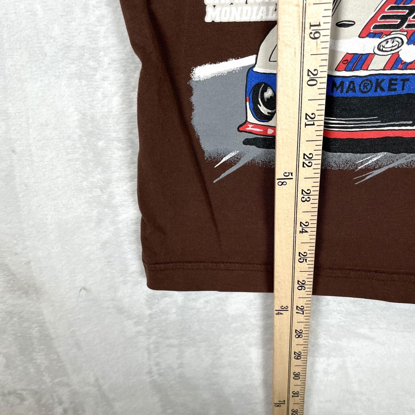 Vintage Chinatown Market T-Shirt Mens Small Brown Racing Cars Graphic Print Crew Neck Short Sleeve Size US S / EU 44-46 / 1 - 4 Thumbnail