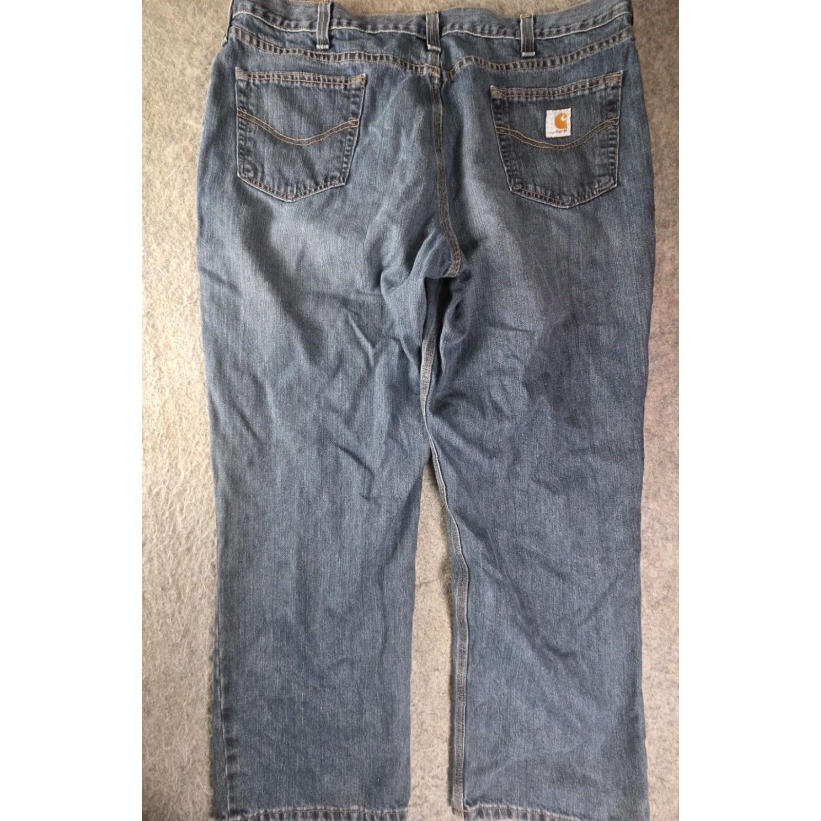 Carhartt Carhartt Jeans Mens 42x30 Blue Relaxed Fit Denim Workwear Jeans Regular Blue Size US 42 / EU 58 - 4 Thumbnail