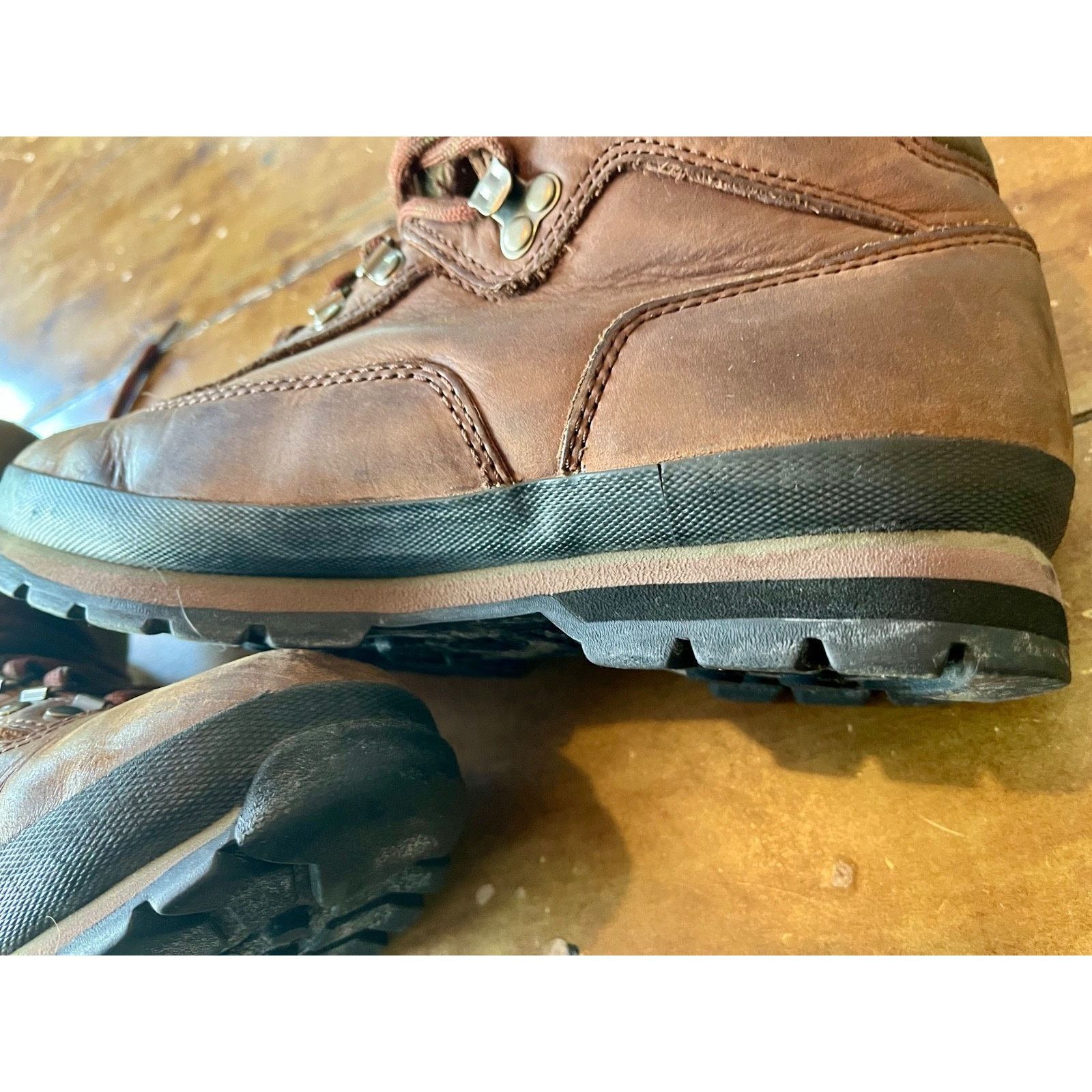 Timberland Vintage Timberland Euro Hiker Boots Leather Mens 8.5M 90s Size US 8.5 / EU 41-42 - 13 Thumbnail