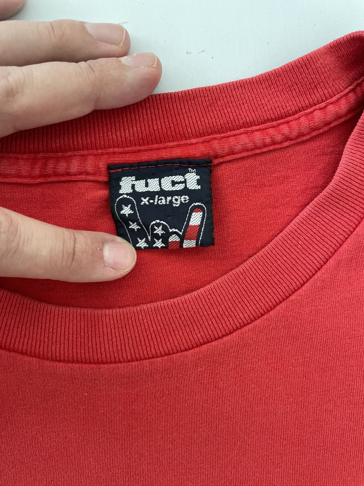 FUCT Fuct OG blue on red Size US XL / EU 56 / 4 - 2 Thumbnail