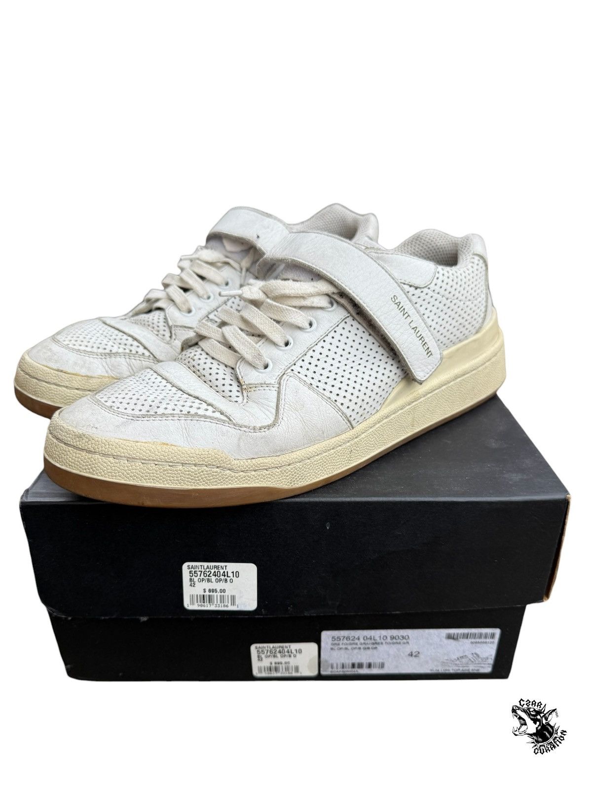 Saint Laurent Paris Saint laurent sl24 low top sneakers Size US 9 / EU 42 - 1 Thumbnail
