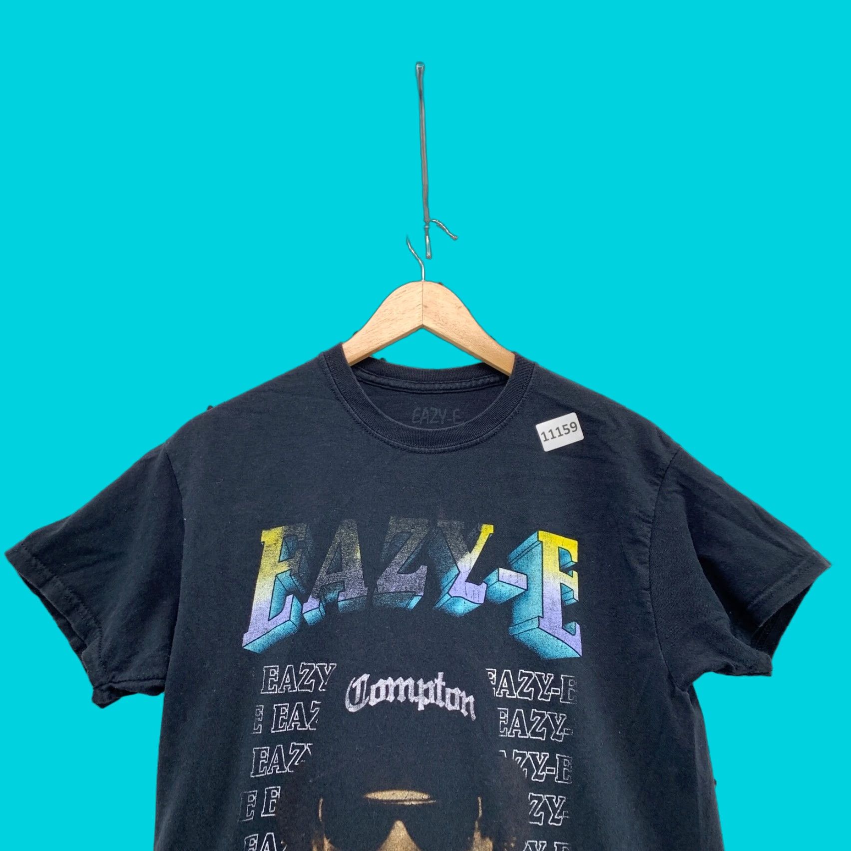 Vintage Eazy E Rap Tee Shirt Mens Medium Black Hip Hop 90s Compton NWA EAZY-E T-Shirt Size US M / EU 48-50 / 2 - 1 Thumbnail