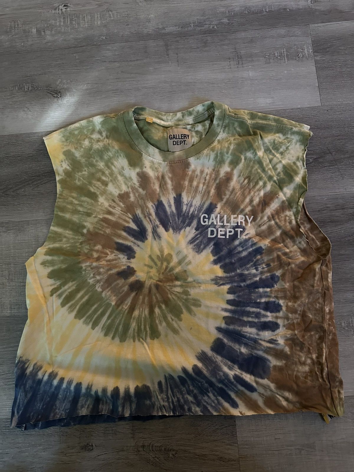 Gallery dept tie dye sleeveless shirt