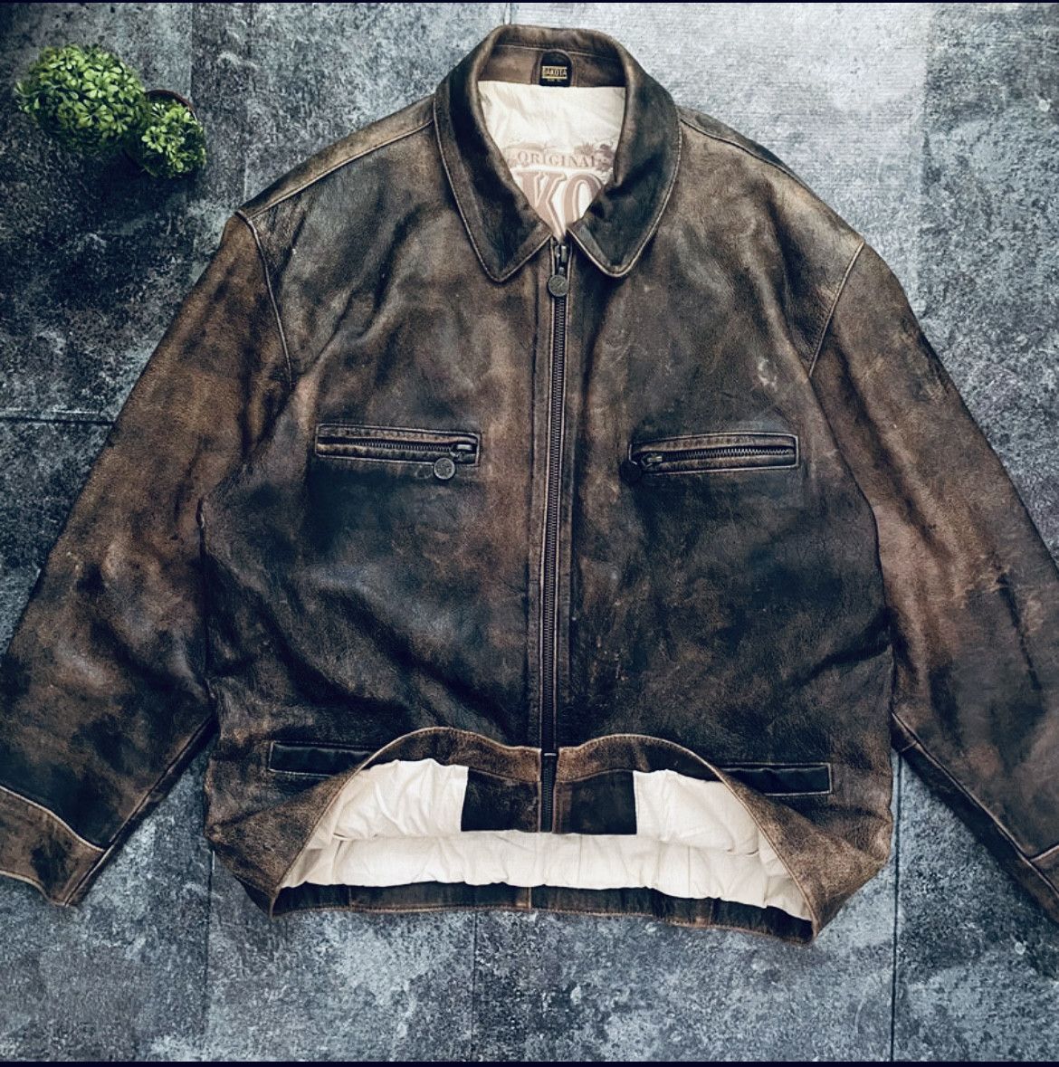 Avirex Dakota Real Leather Size US XL / EU 56 / 4 - 1 Thumbnail