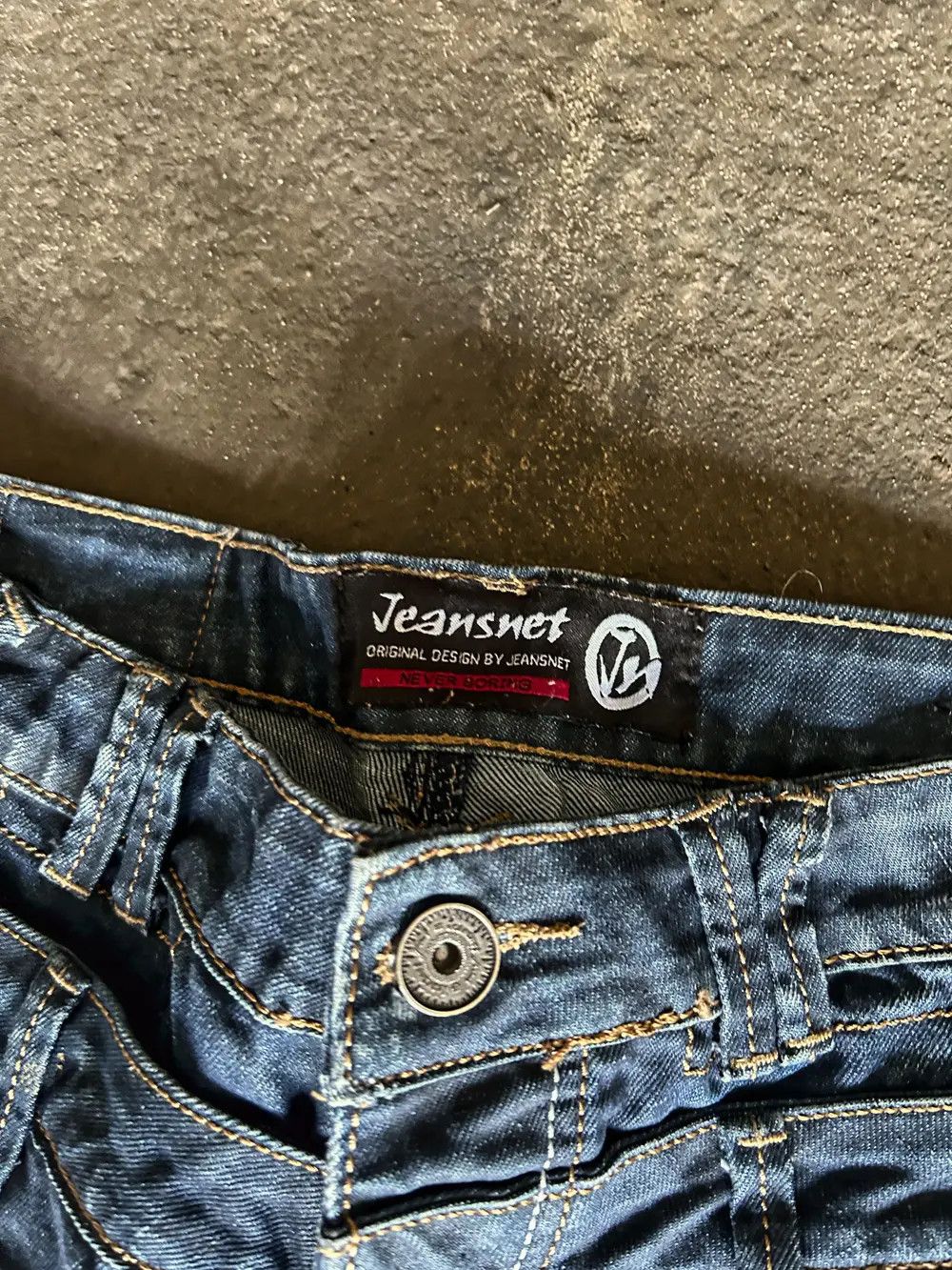 Hysteric Glamour × Japanese Brand Vintage Balenciaga Style Double Waist Cargo Jeans 90s Size US 32 / EU 48 - 7 Thumbnail