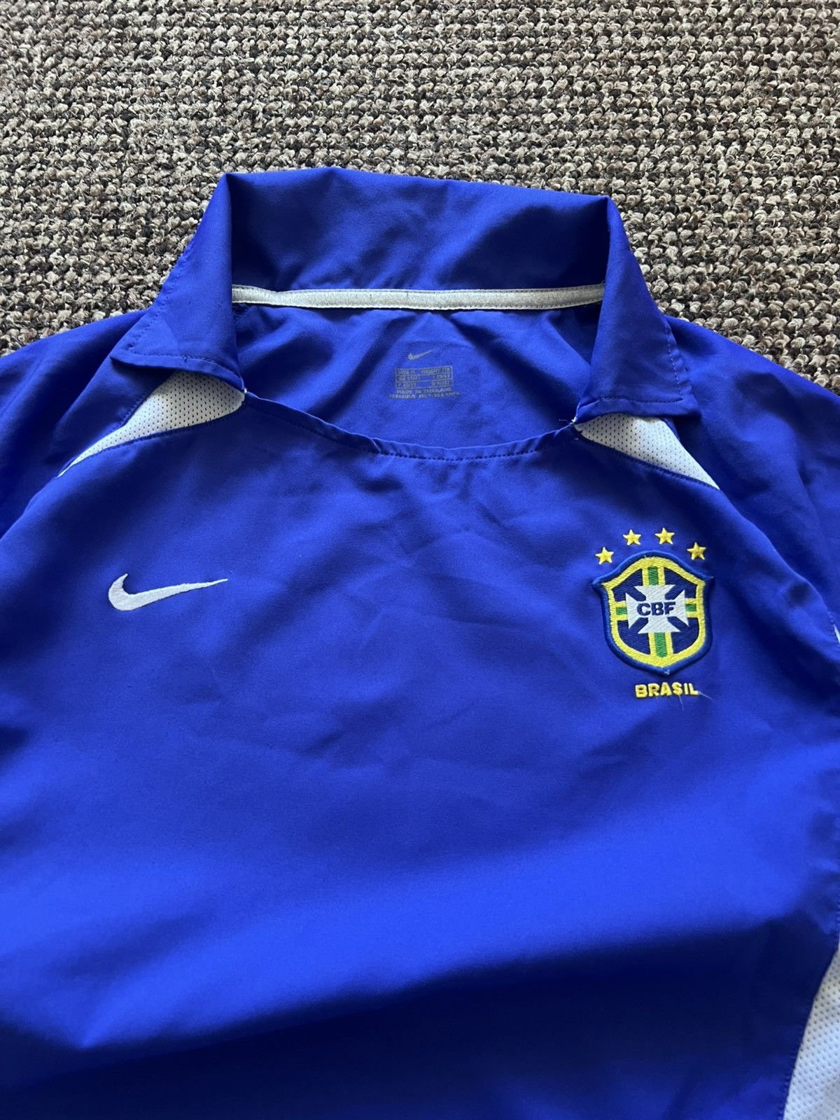 Nike Brazil 2000s World Cup Away Jersey Vintage Size US M / EU 48-50 / 2 - 5 Thumbnail