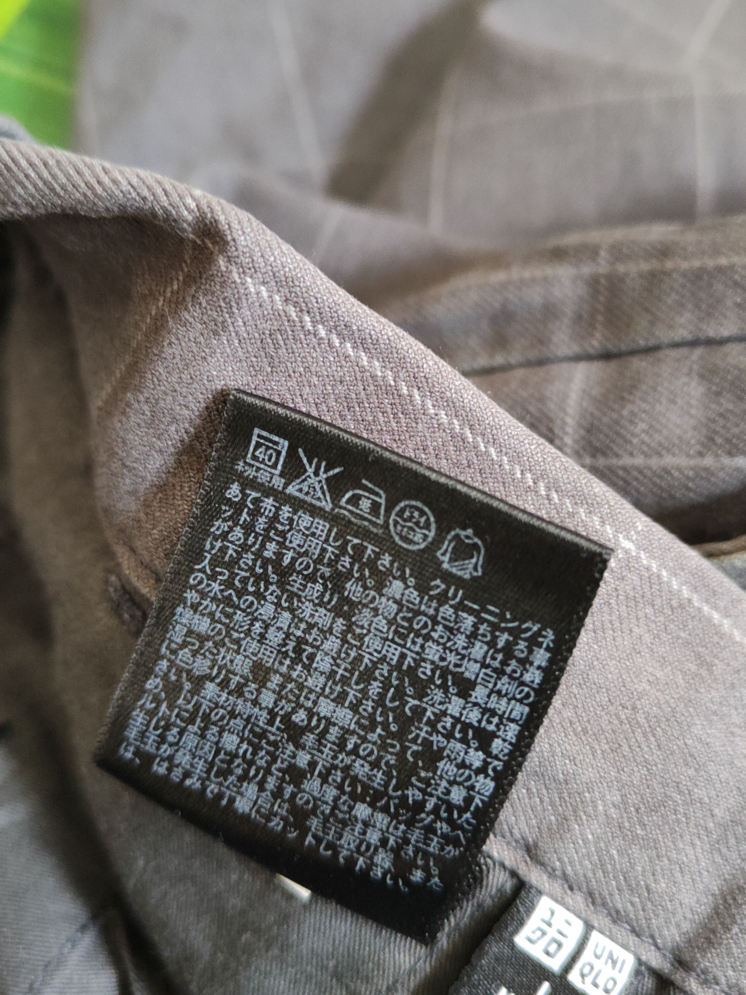 Japanese Brand × Vintage Uniqlo Dark Gray Faded checkered Jogger Pants #S2268 Size US 32 / EU 48 - 14 Thumbnail