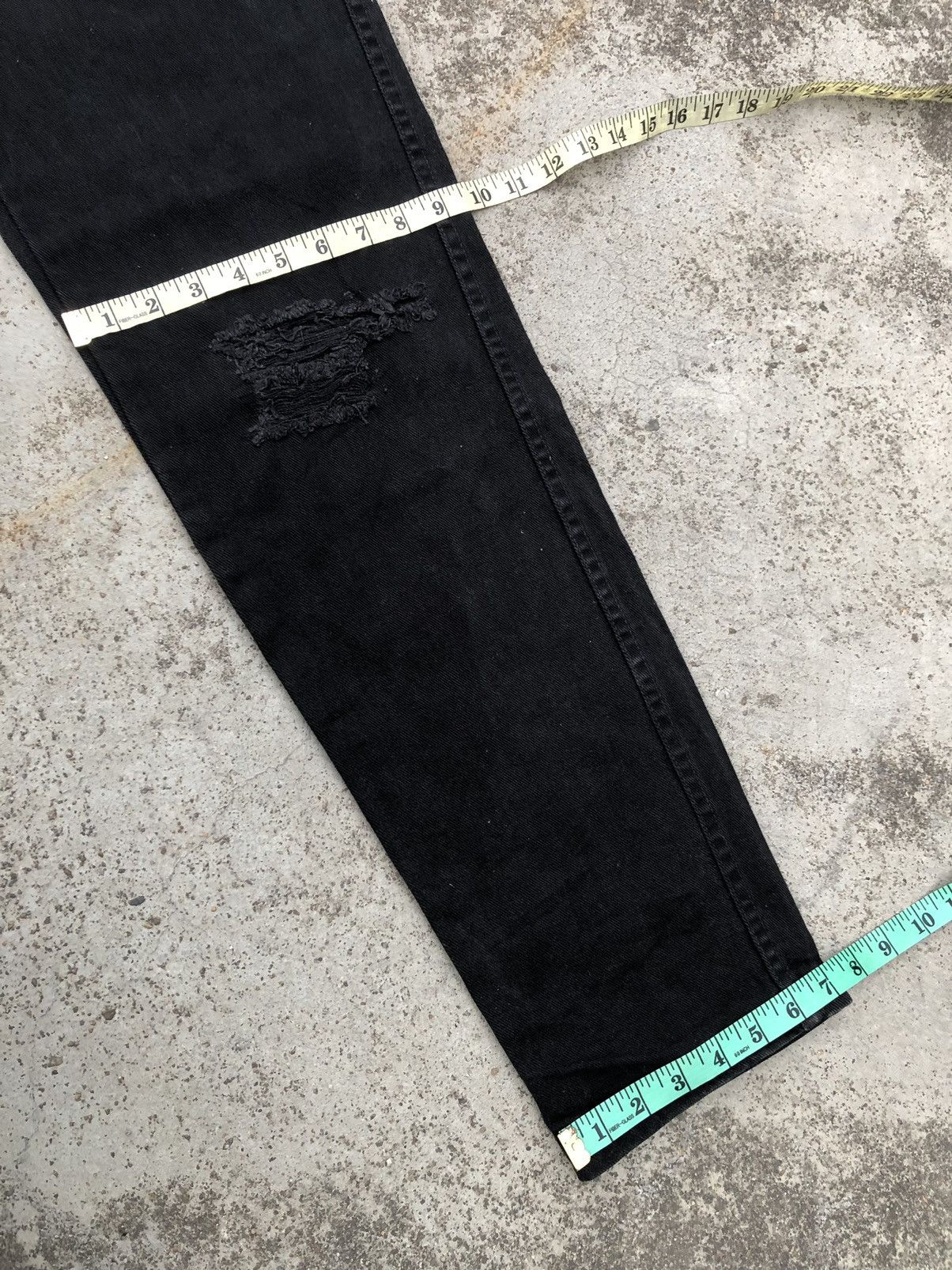 Harley Davidson VINTAGE HARLEY DAVIDSON DISTRESSED DENIM Size US 29 - 12 Thumbnail