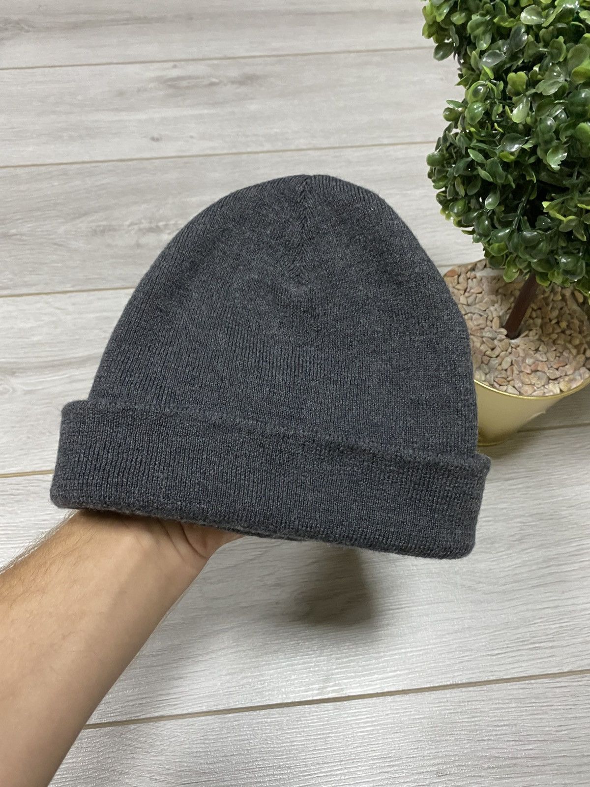 Moncler Moncler Grenoble beretto big logo wool beanie hat Size ONE SIZE - 3 Thumbnail