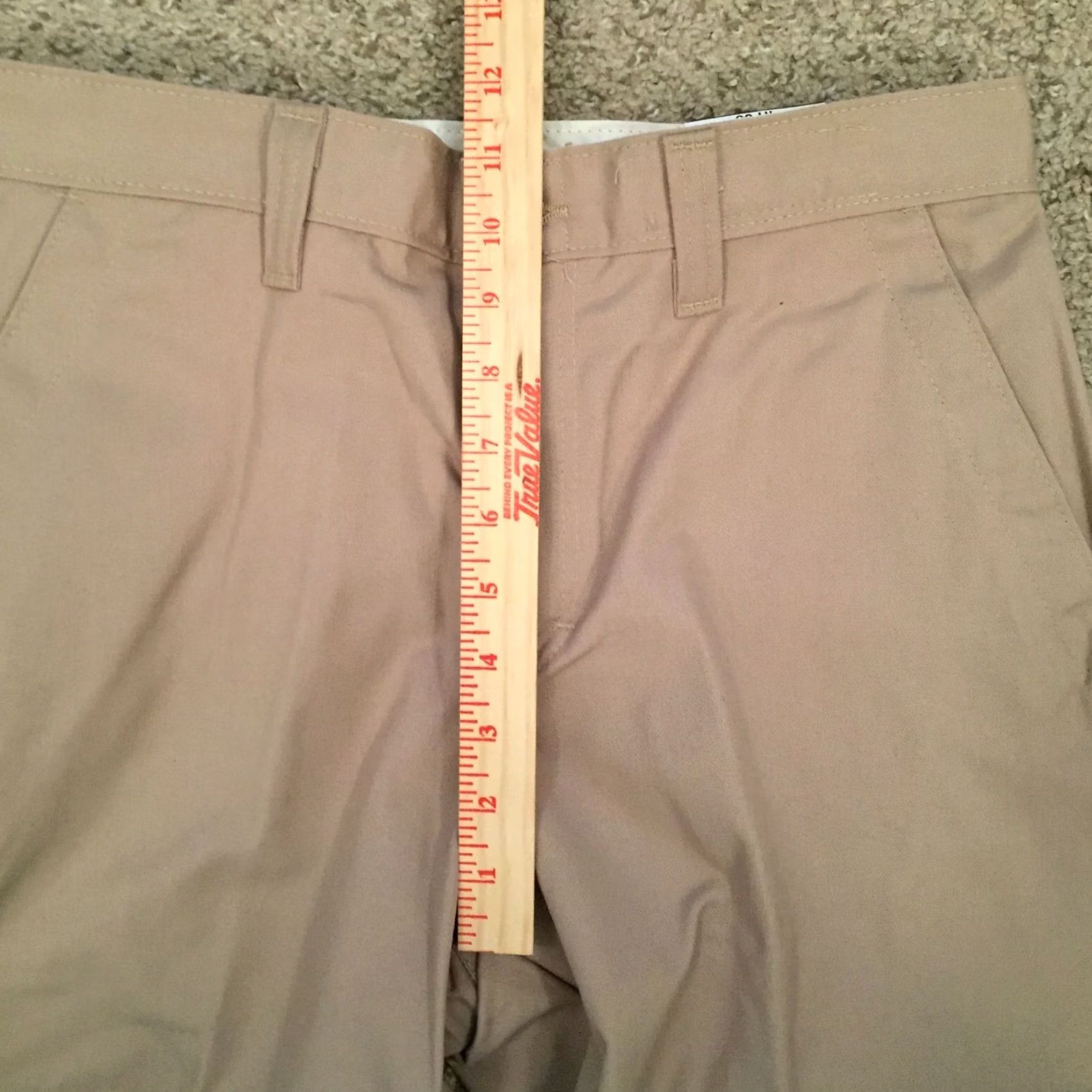 Dickies Dickies Pants Mens 30 Beige Flat Front Chino Straight Leg Workwear Regular Inseam 38in Size 30 Pants Mens Beige Dickies Unfinished Hem New Size US 30 / EU 46 - 3 Thumbnail