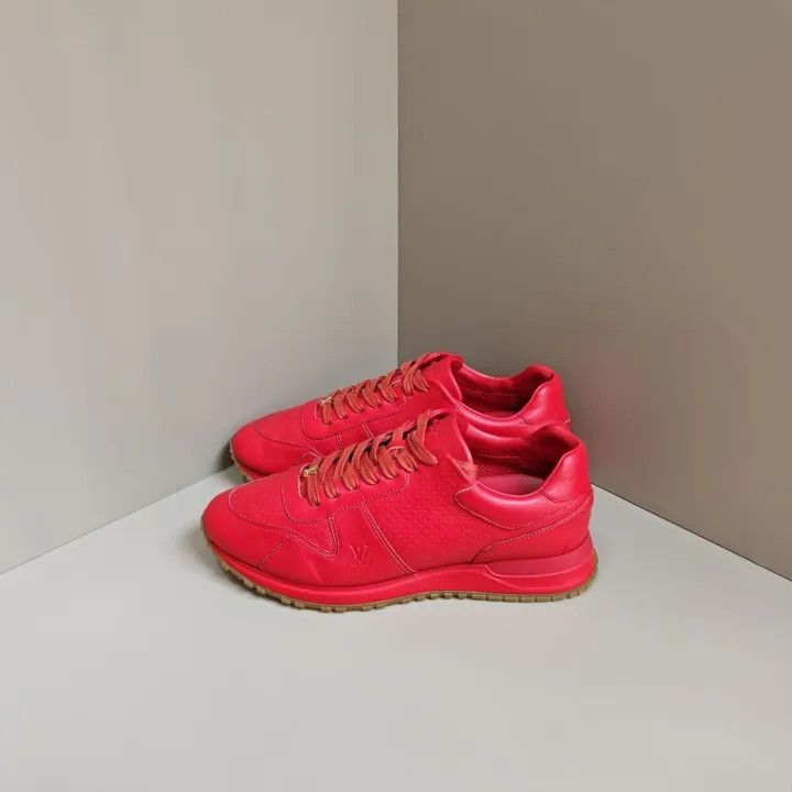 Louis Vuitton Louis Vuitton Supreme Red Low-Top Sneakers -2508 Size US 8 / EU 41 - 1 Thumbnail