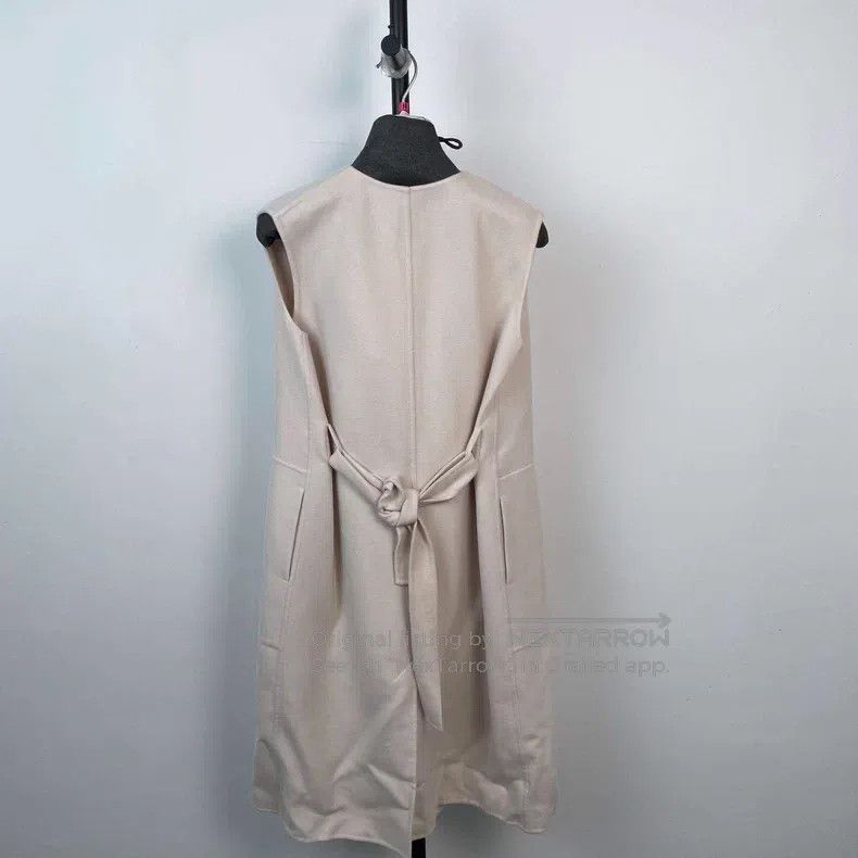 Hermes Hermes Cashmere Sleeveless Coat - Light Pink Size XS / US 0-2 / IT 36-38 - 5 Thumbnail