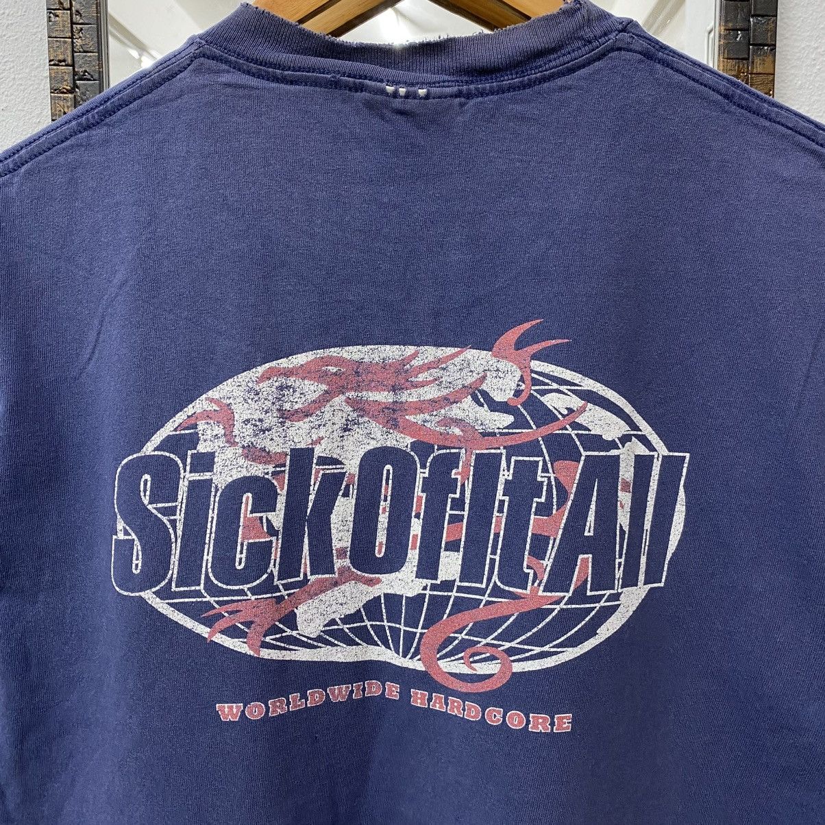 Band Tees Vintage 90s Sick Of It All NY Hardcore Punk Band Tee Size US M / EU 48-50 / 2 - 7 Thumbnail
