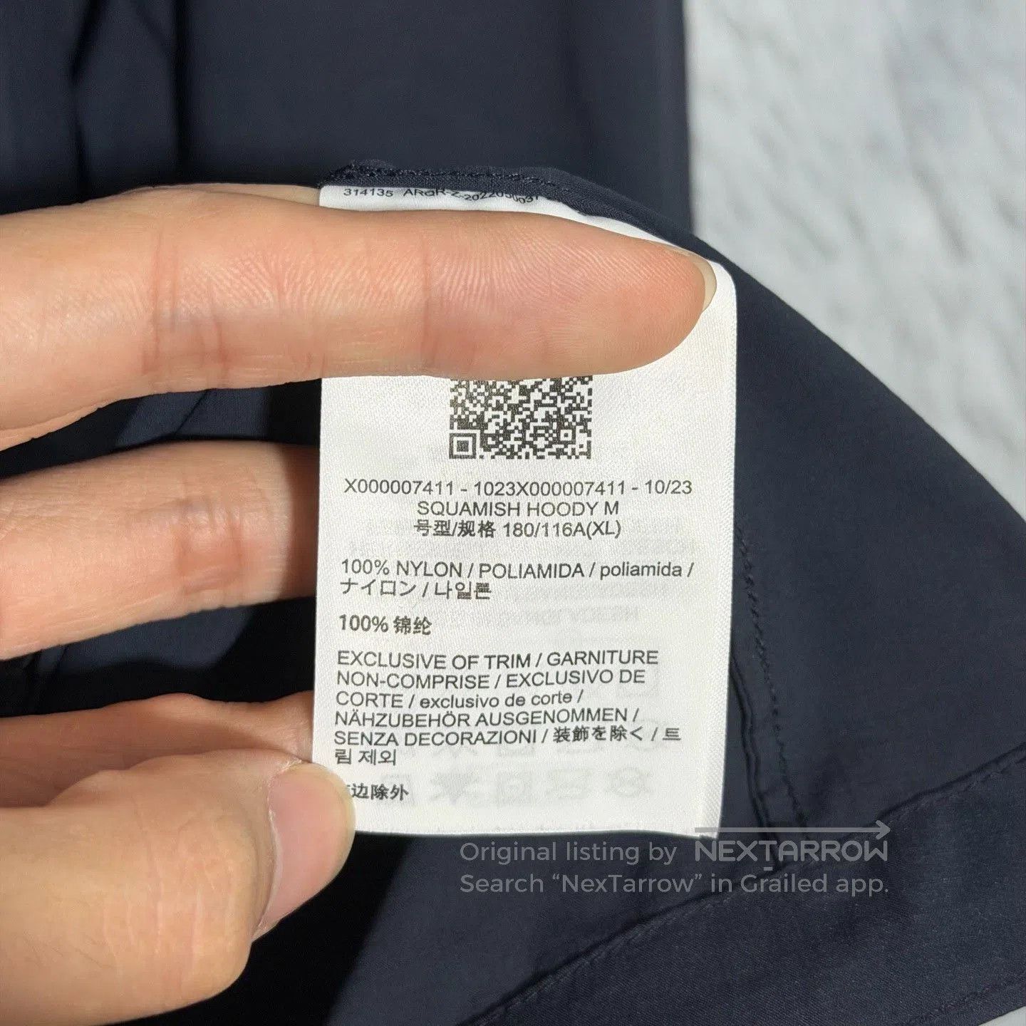 Arc'teryx Arcteryx Squamish Hoody Wind Shell. Size US XL / EU 56 / 4 - 6 Thumbnail