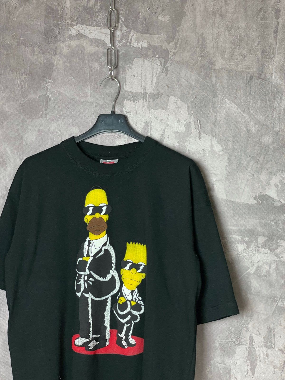 The Simpsons × Vintage Vintage the Simpsons t-shirt Men in Black MIB (Bart Sesame Size US L / EU 52-54 / 3 - 2 Thumbnail