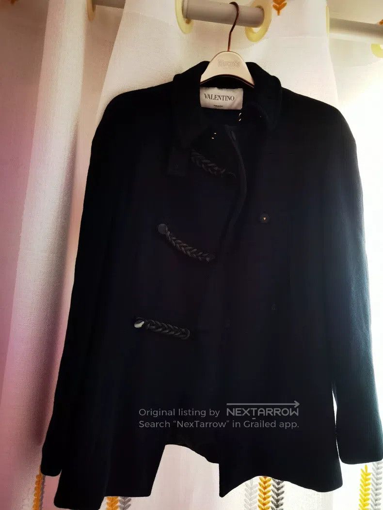 Valentino Valentino Blue wool coat Size S / US 4 / IT 40 - 1 Thumbnail