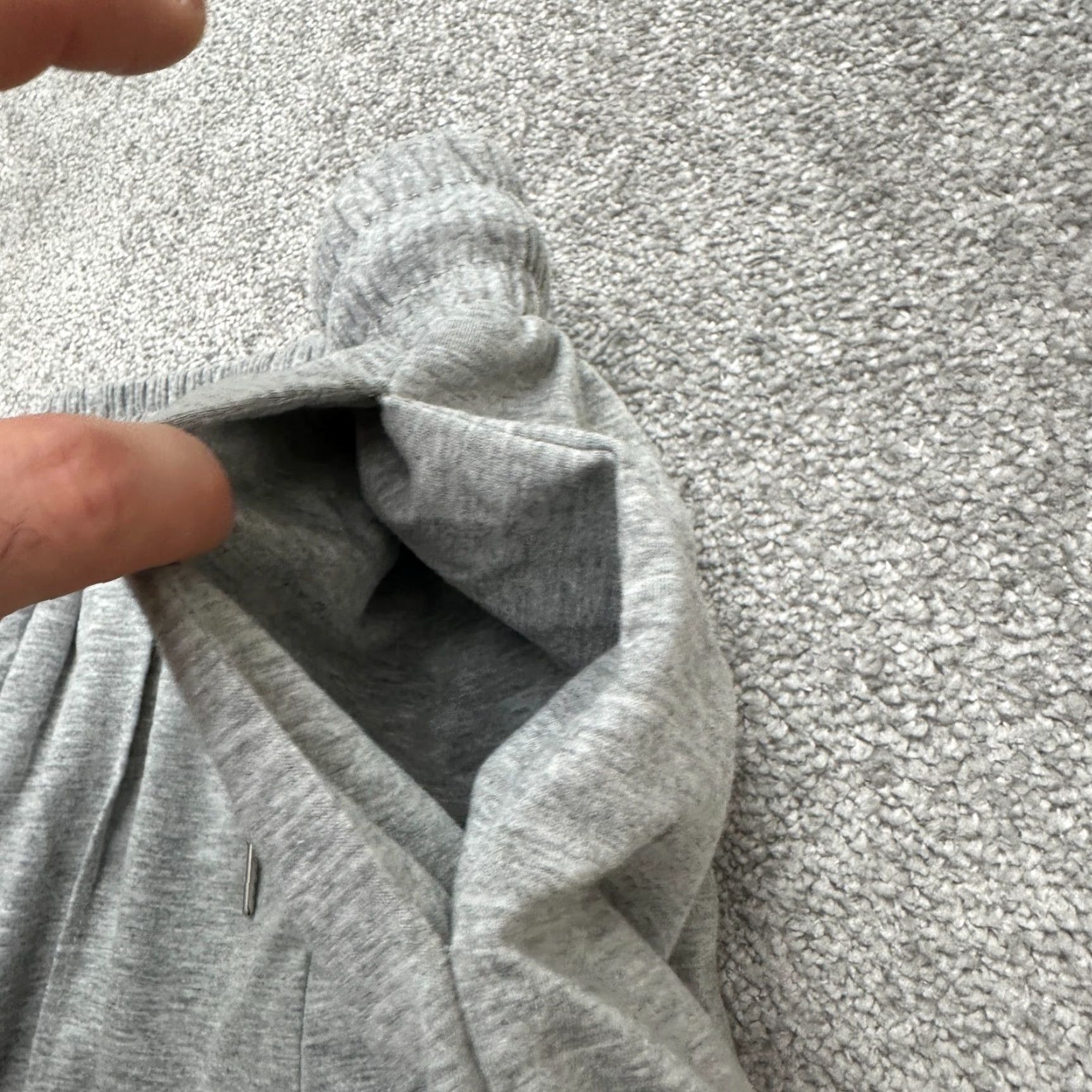 Vintage VINTAGE? No, Unbranded Lounge Sweat Pants Mens Small Gray Elastic Drawstring Straight 25x31 Size US 29 - 4 Thumbnail