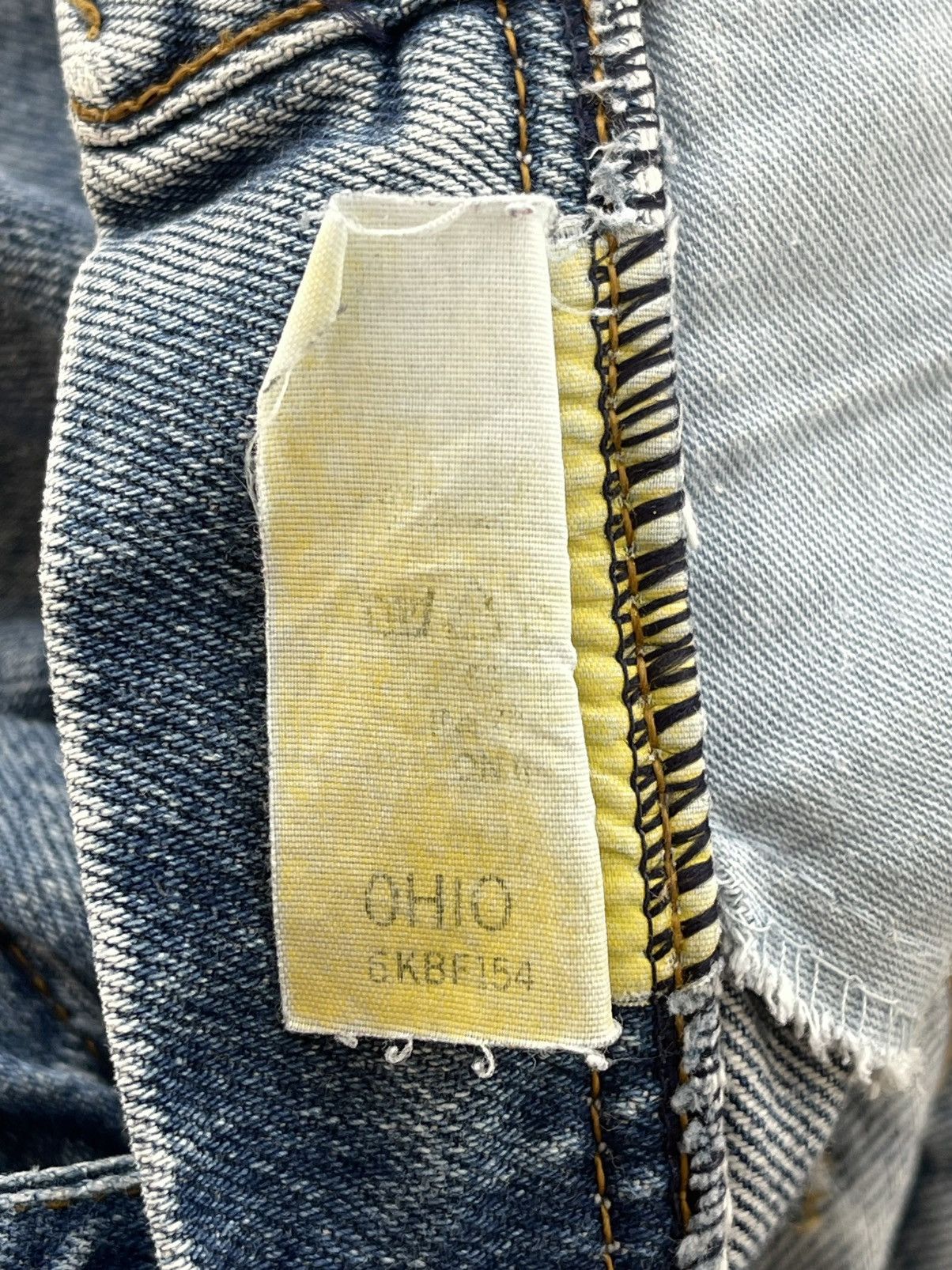 Wrangler Ohio High Rise Tapered Cut Relaxed Fit Mom Denim Jeans 90s Size 26" / US 2 / IT 38 - 14 Thumbnail