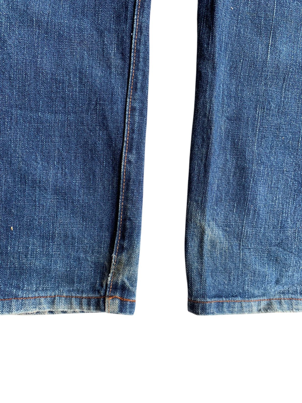 Full Count & Co. FULL COUNT SELVEDGE BUTTON FLY FADED DISTRESSED DENIM Size US 31 - 18 Thumbnail