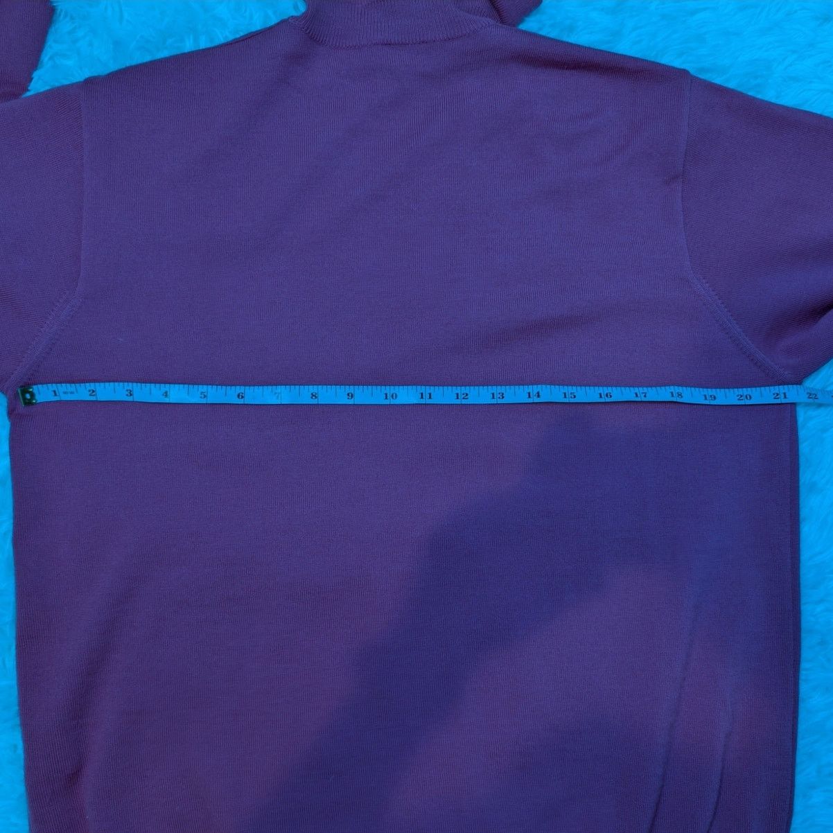 Other Marz Wool Turtleneck Sweater Purple Size 14 Size XL / US 12-14 / IT 48-50 - 8 Thumbnail