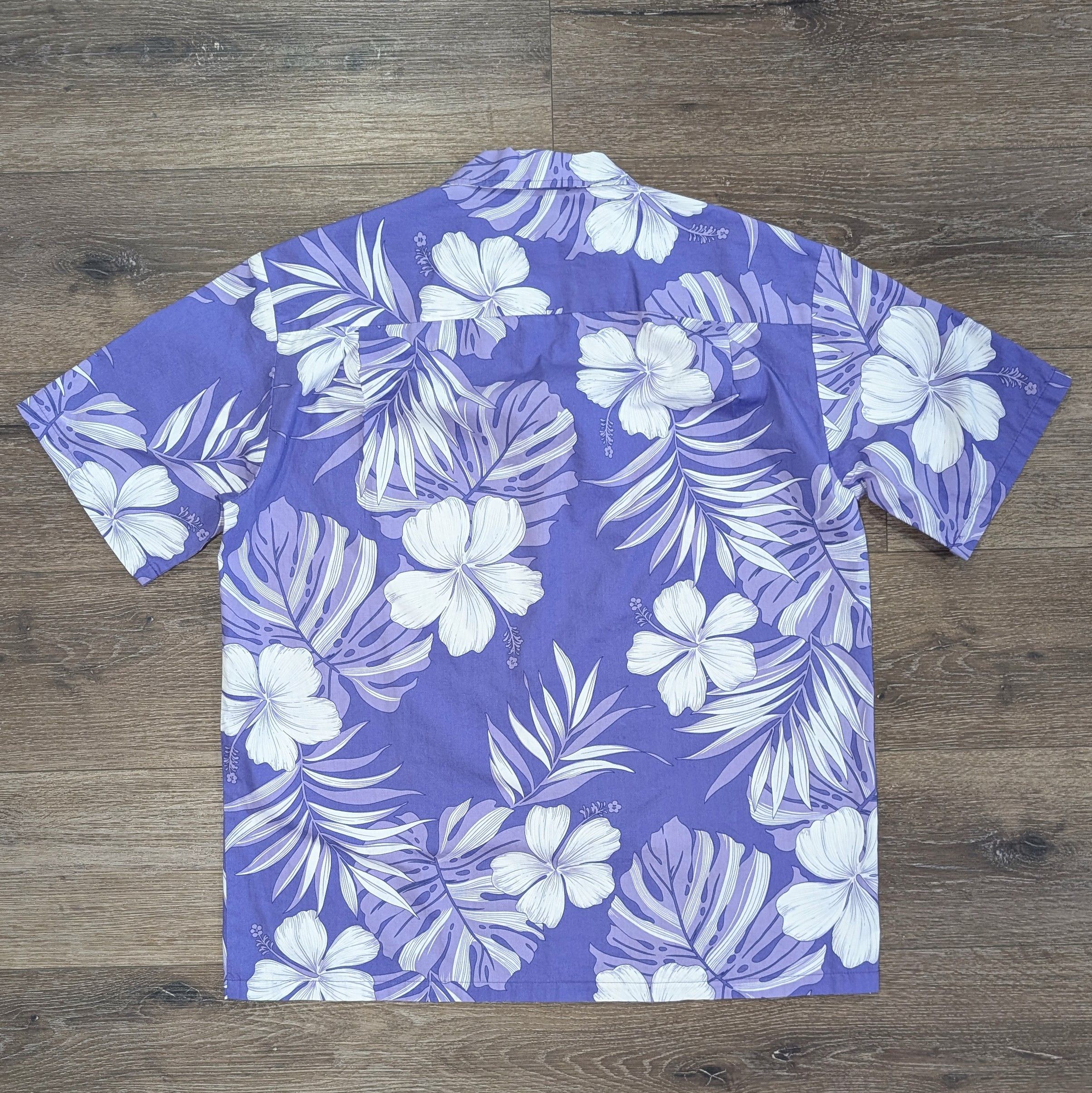 Vintage Vintage Pacific Legends Purple floral Hawaiian shirt SIZE L Size US L / EU 52-54 / 3 - 5 Thumbnail