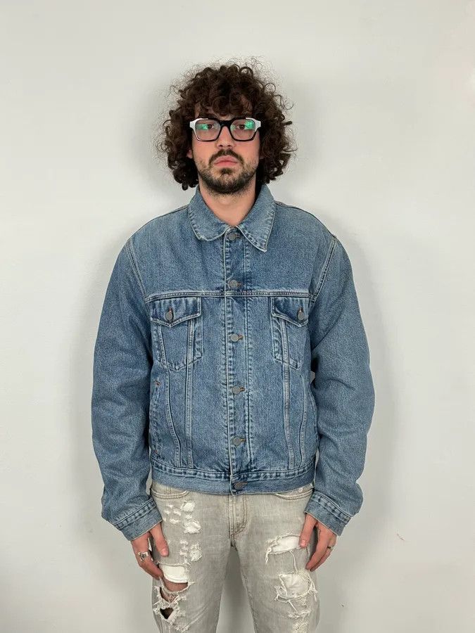 Armani 1990s Armani Light Blue Denim Jacket Size US L / EU 52-54 / 3 - 2 Thumbnail