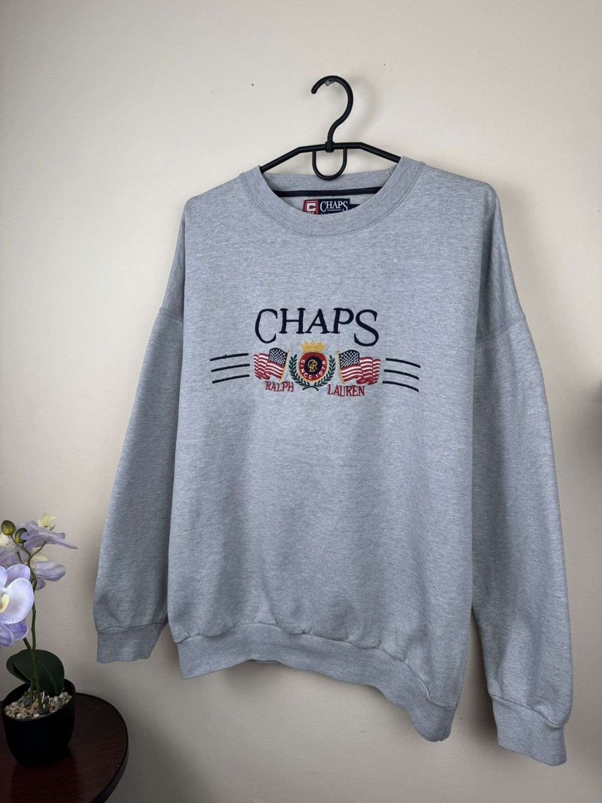 Chaps Ralph Lauren Vintage Chaps Ralph Lauren Sweatshirt Gray XL Streetwear Size US XL / EU 56 / 4 - 11 Thumbnail