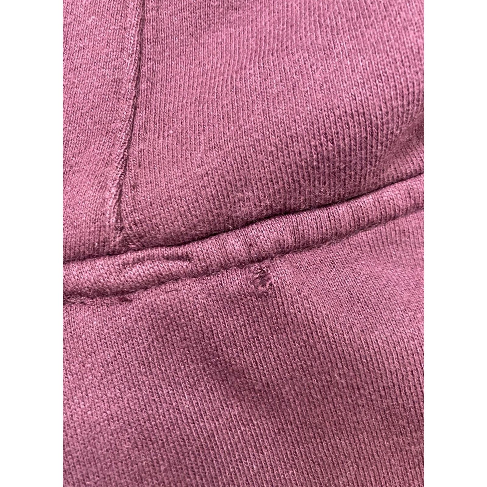 Disney VINTAGE Disney Tinker Bell 1/4 Zip Hoodie Women Small Burgundy Rhinestone VTG Shirt Size S / US 4 / IT 40 - 5 Thumbnail