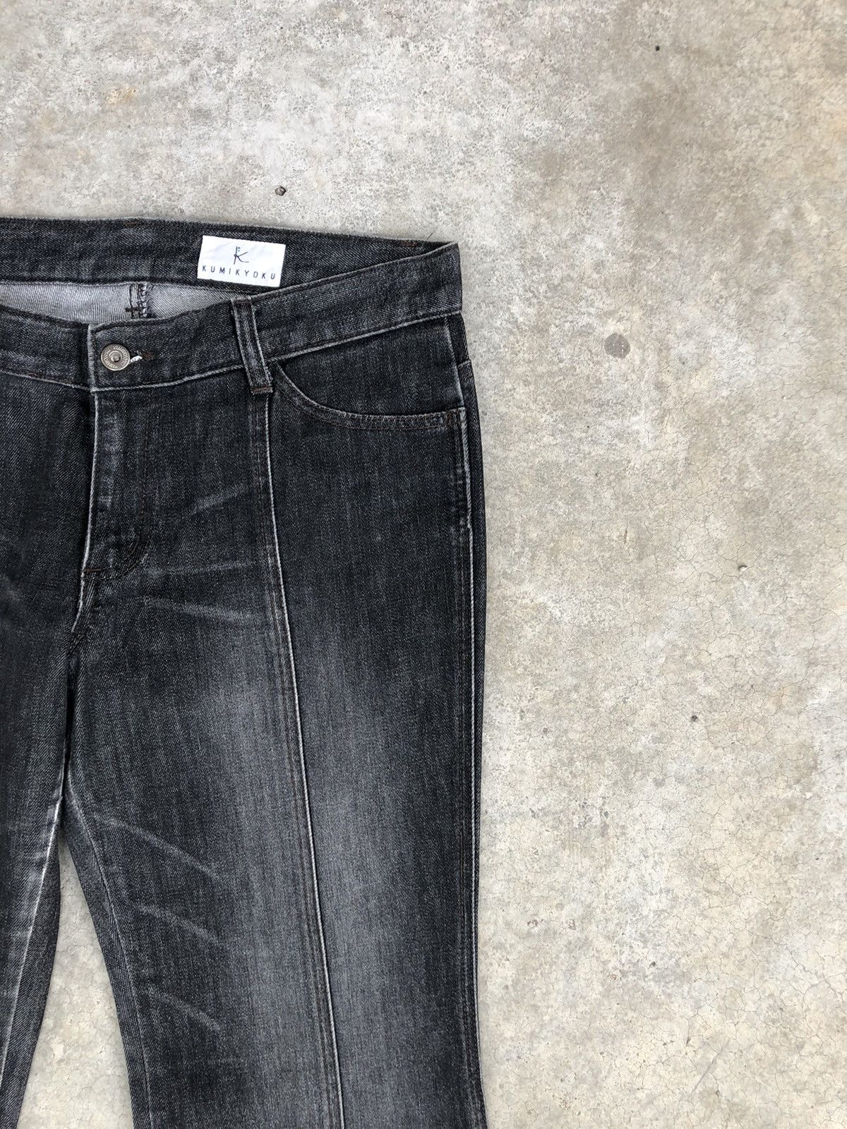 If Six Was Nine Japanese Kumikyoku Flared Jeans Distressed Jeans Size US 32 / EU 48 - 5 Thumbnail