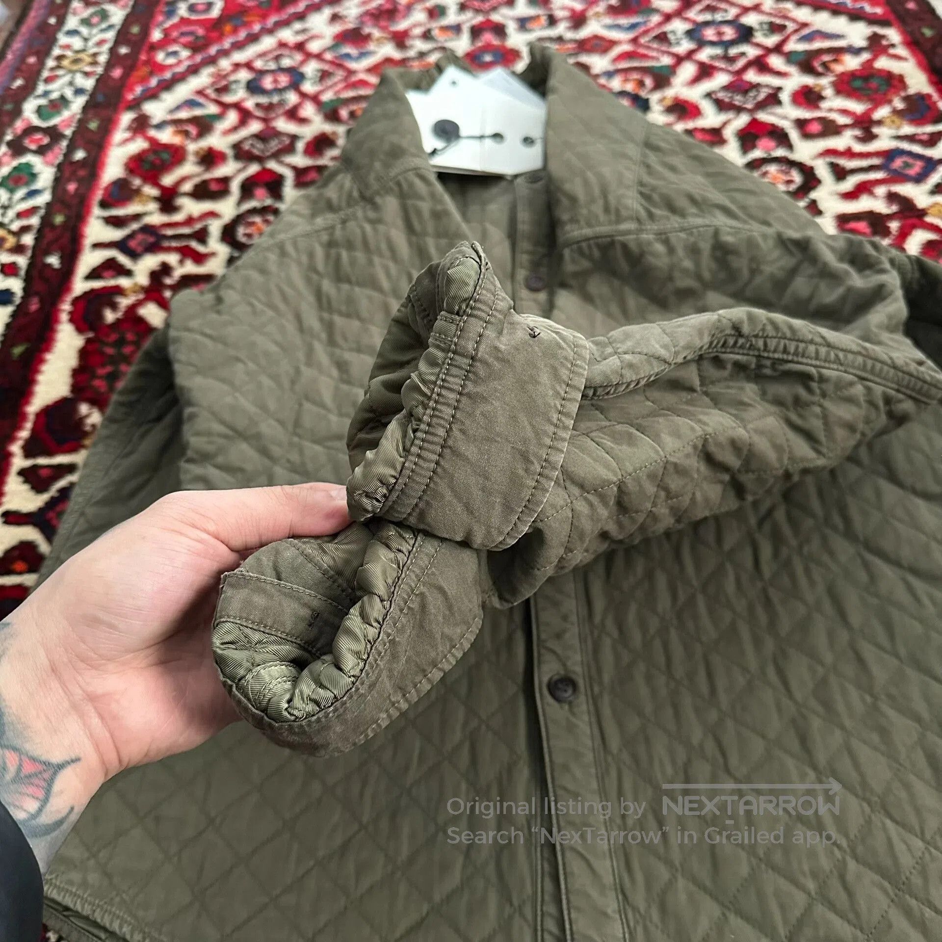 Visvim visvim quilted palmer long sleeve shirt. Size US XXL / EU 58 / 5 - 7 Thumbnail