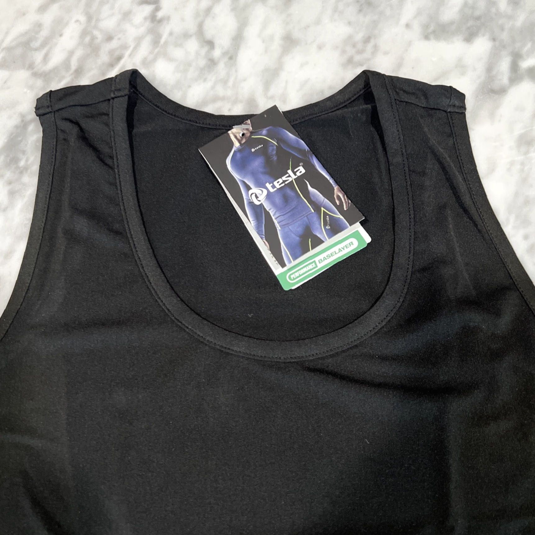 Vintage Tesla Performance Shirt Base Layer Men’s Large Black Hyper Dry New With Tag Size US L / EU 52-54 / 3 - 3 Thumbnail