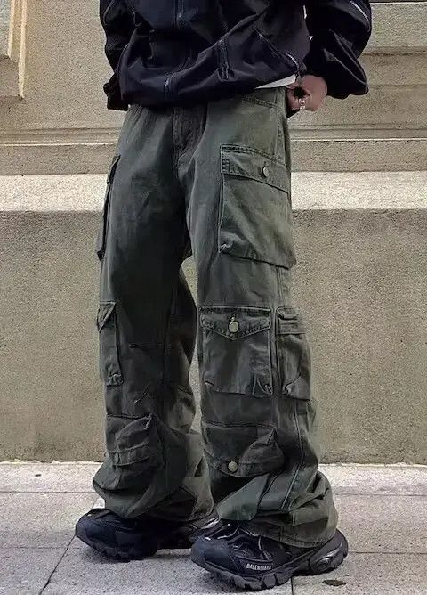 VIBE Utility grunge multi pocket cargo pants Size US 30 / EU 46 - 5 Thumbnail