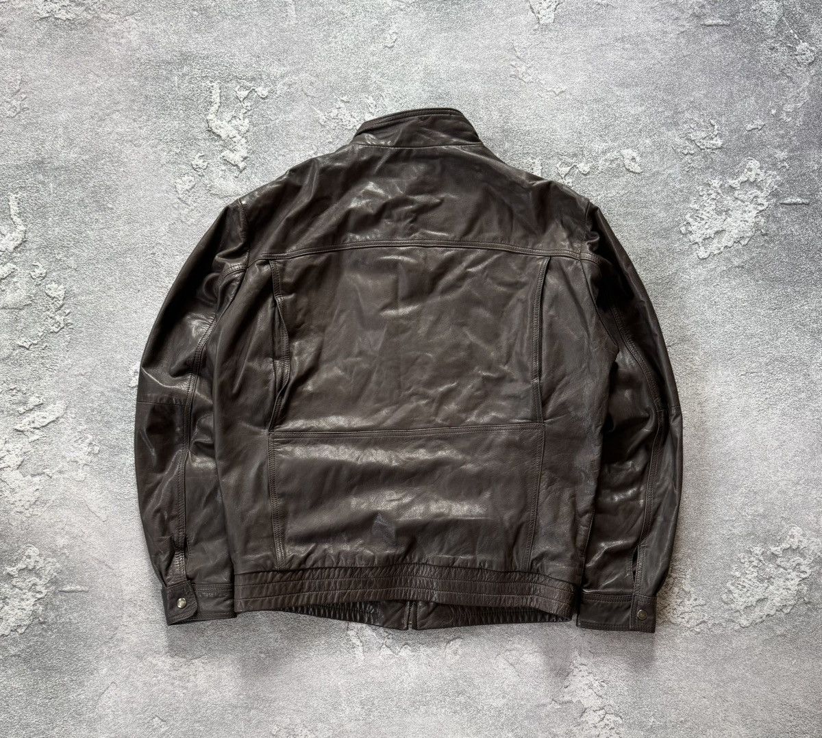 Vintage Leather S aviator bomber pilot jacket coat brown Size US S / EU 44-46 / 1 - 15 Thumbnail