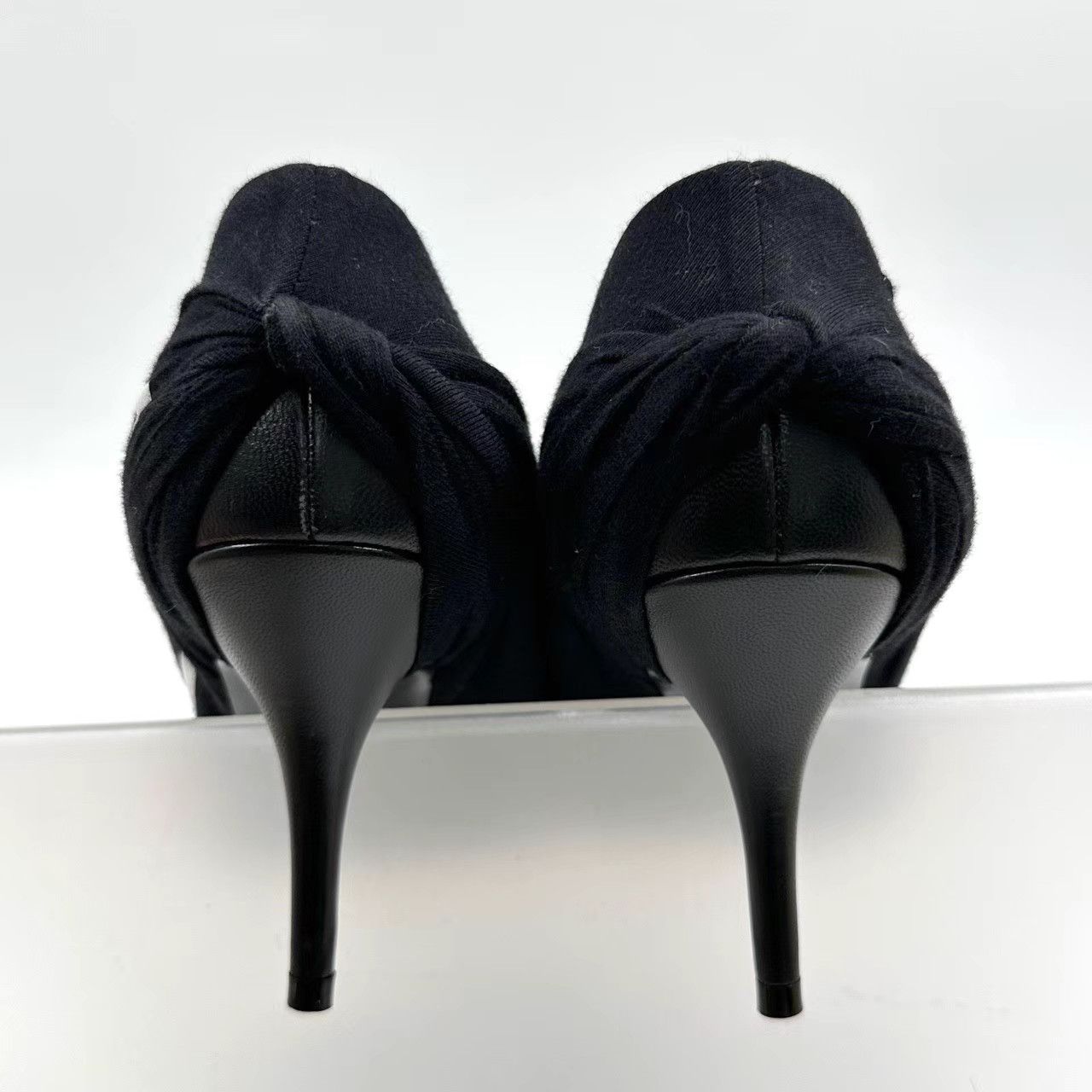 Balenciaga Balenciaga Black Pointed Toe Cola Logo Heels K12 Size US 6 / IT 36 - 5 Thumbnail