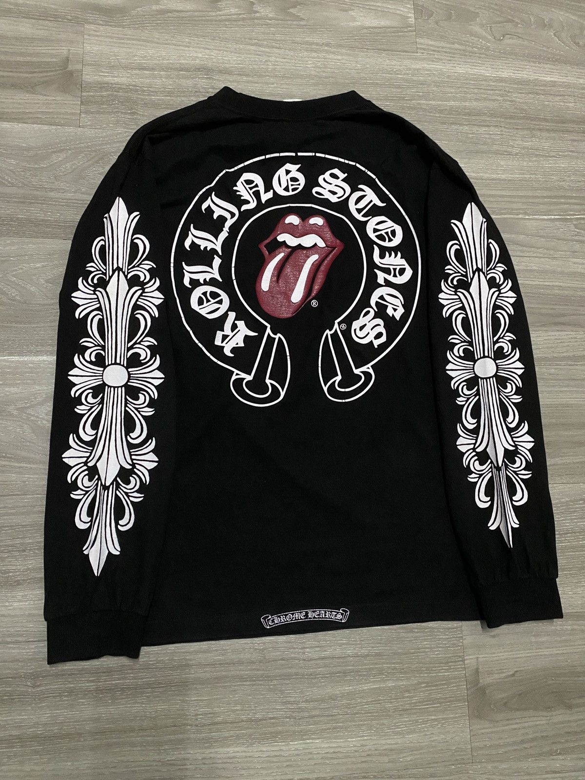 CHROME HEARTS×ROLLING STONES Chrome Hearts X Rolling Stone Fresh Best Long Sleeve Shirt