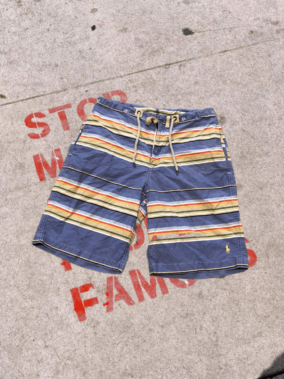 Polo Ralph Lauren Mens Vintage Polo Ralph Lauren shorts y2k streetwear Size US 30 / EU 46 - 1 Thumbnail