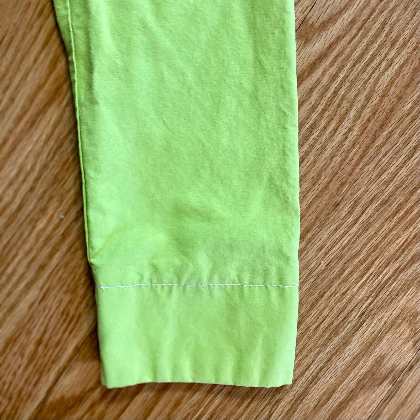 Eddie Bauer Eddie Bauer Lime Green Y2k Trench Coat Jacket Womens Small Size S / US 4 / IT 40 - 9 Thumbnail