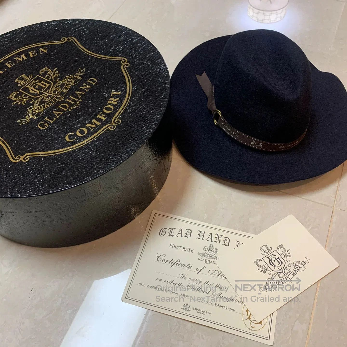 Japanese Brand Gladhand Rabbit Fur Hat Vintage Style. Size ONE SIZE - 1 Thumbnail