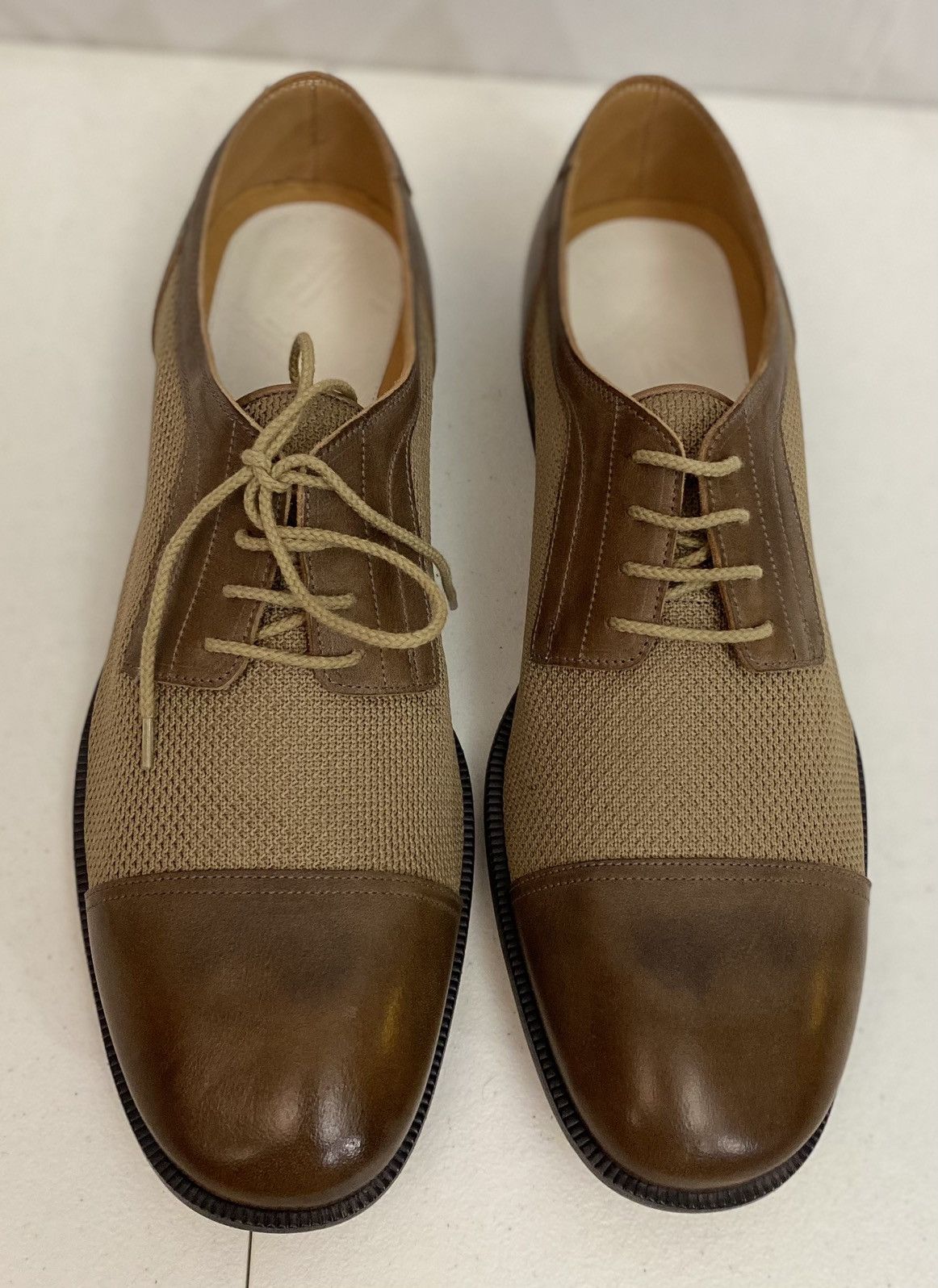 Maison Margiela Maison Margiela 22 🇮🇹 Brown Captoe Hybrid Mesh Derby 11 New Size US 11 / EU 44 - 13 Thumbnail