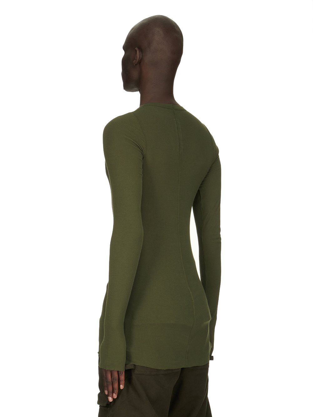 Rick Owens BNWT AW24 RICK OWENS "PORTERVILLE" RIB LS T TSHIRT FOREST S Size US S / EU 44-46 / 1 - 12 Thumbnail