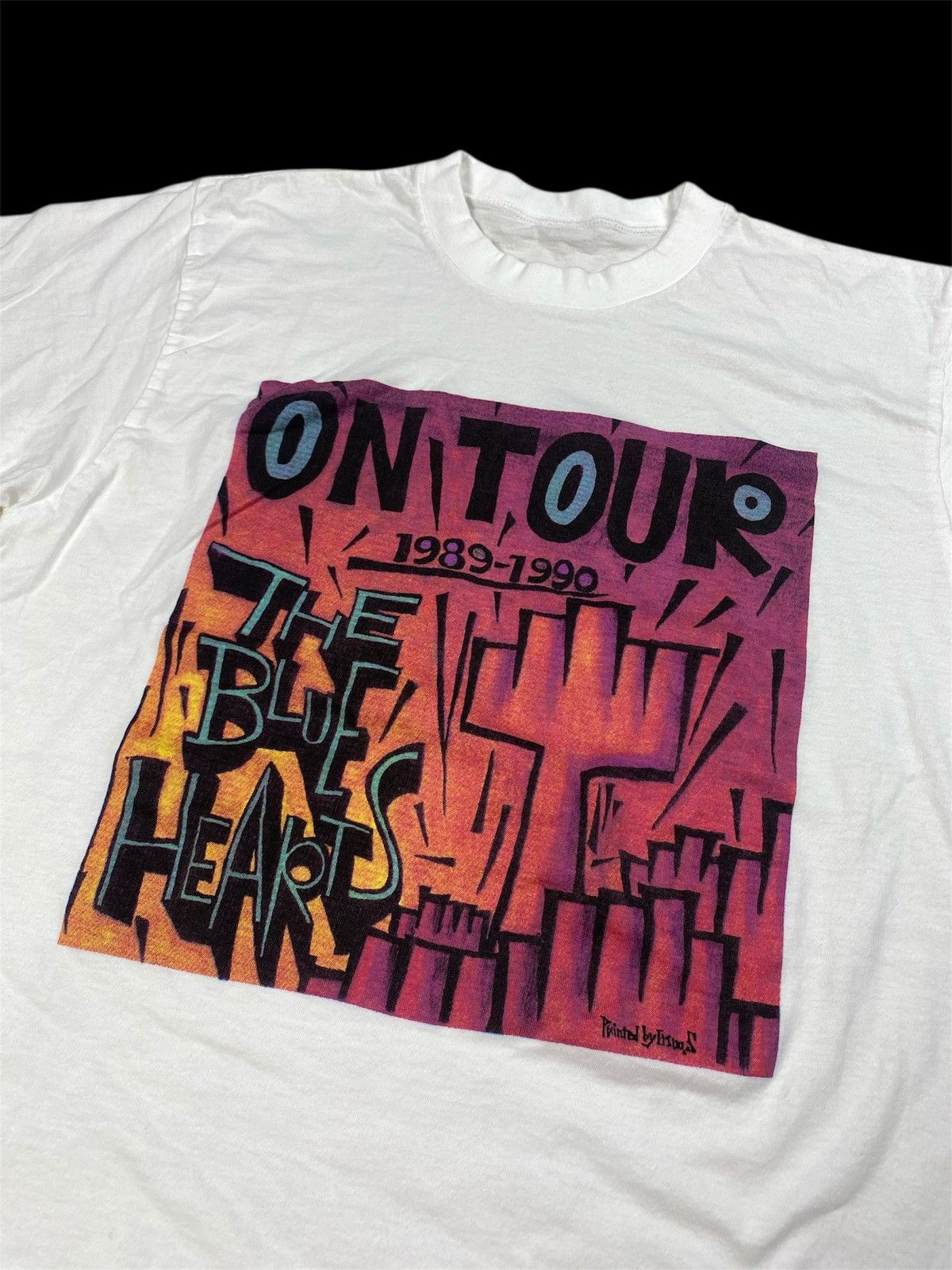 Band Tees Vintage The Blue Hearts On Tour T-Shirt Size US S / EU 44-46 / 1 - 3 Thumbnail