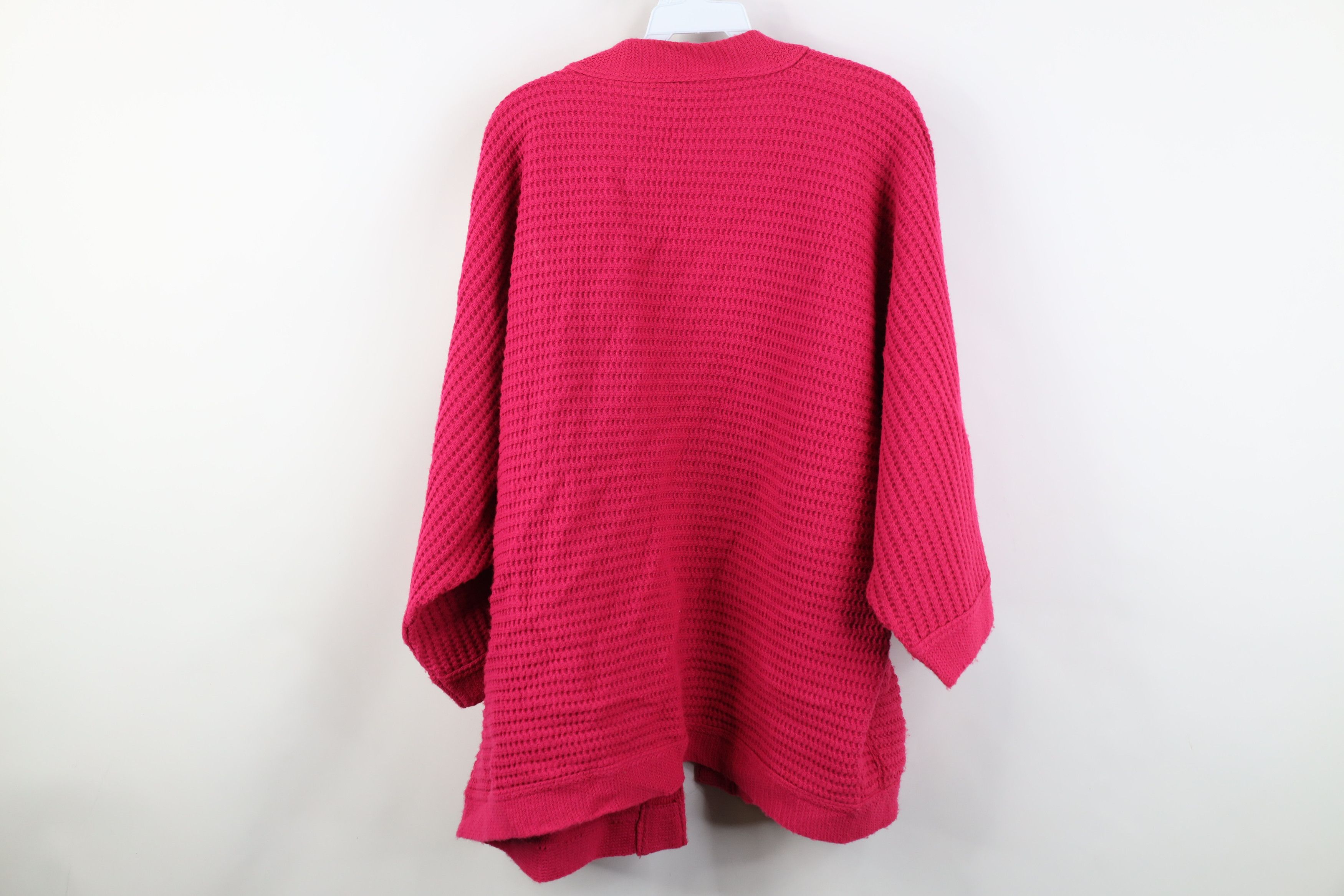 Vintage Vintage 80s 90s Streetwear Dolman Sleeve Cardigan Sweater US Size 3XL / US 20-22 - 12 Thumbnail