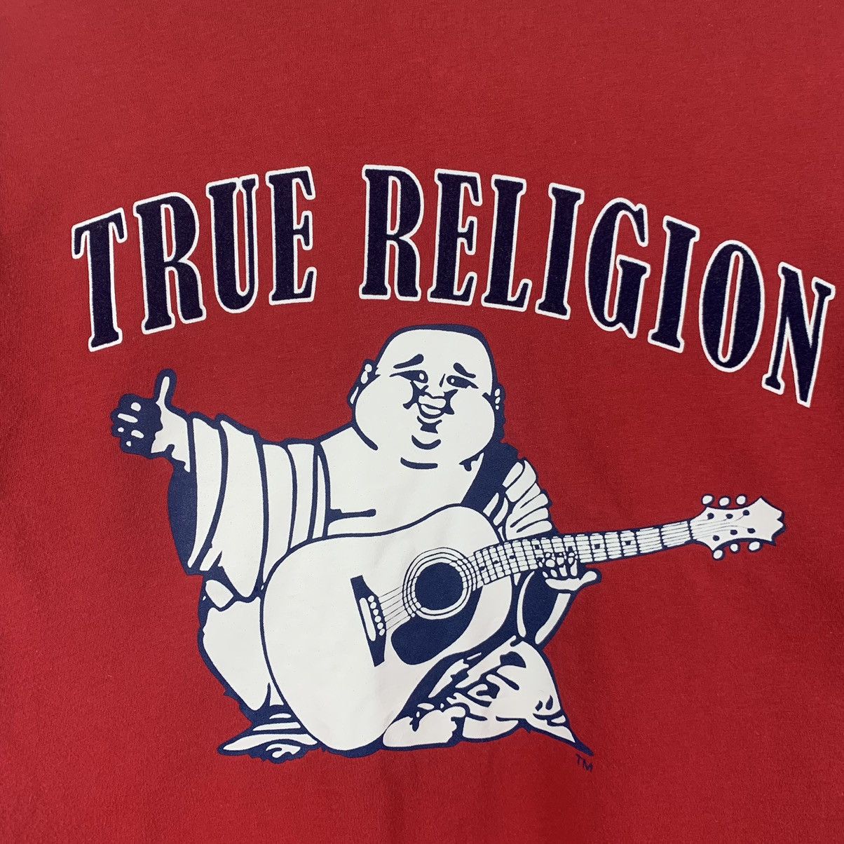 True Religion True Religion Big Logo Tee Red Size M Y2K USA Size US M / EU 48-50 / 2 - 5 Thumbnail