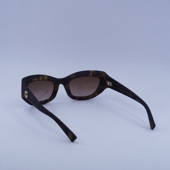 Gucci Gucci GG1784S 002 Sunglasses Dark Havana Cat Eye Frame Size ONE SIZE - 8 Thumbnail