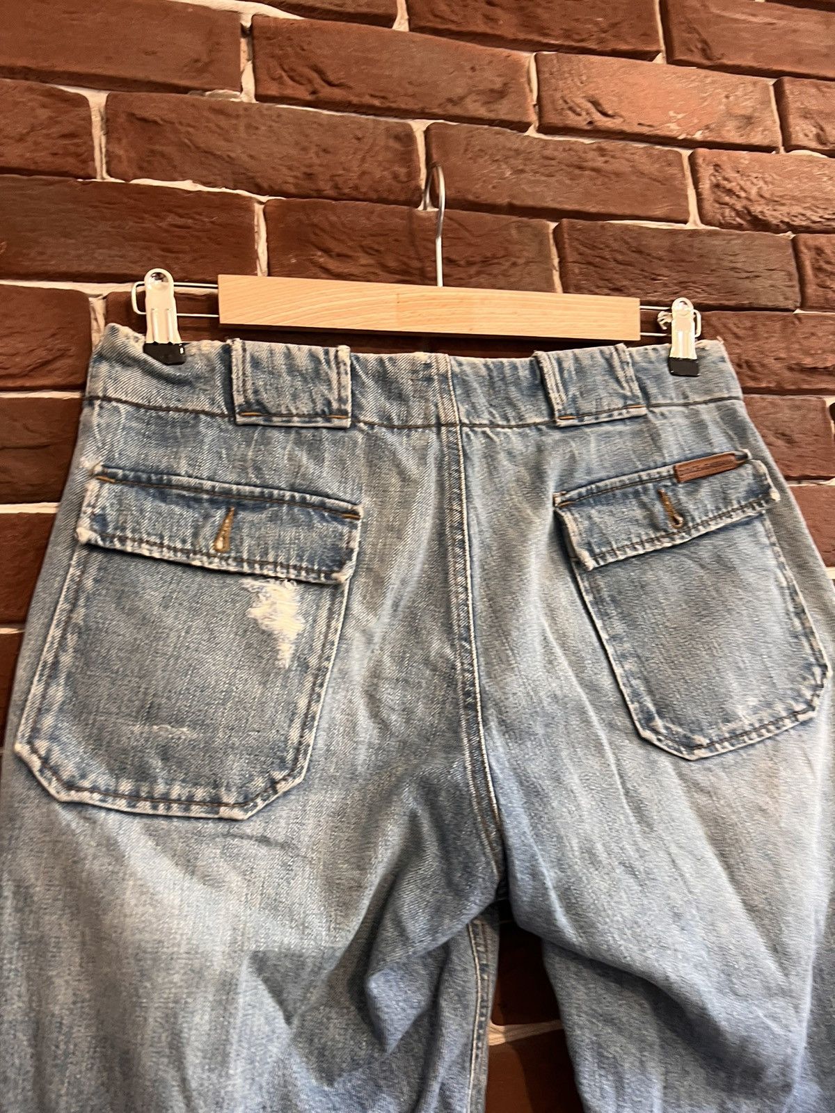 Dolce & Gabbana Vintage Dolce & Gabbana Jeans Cargo Denim Shorts Pants 44 Size US 28 / EU 44 - 4 Thumbnail