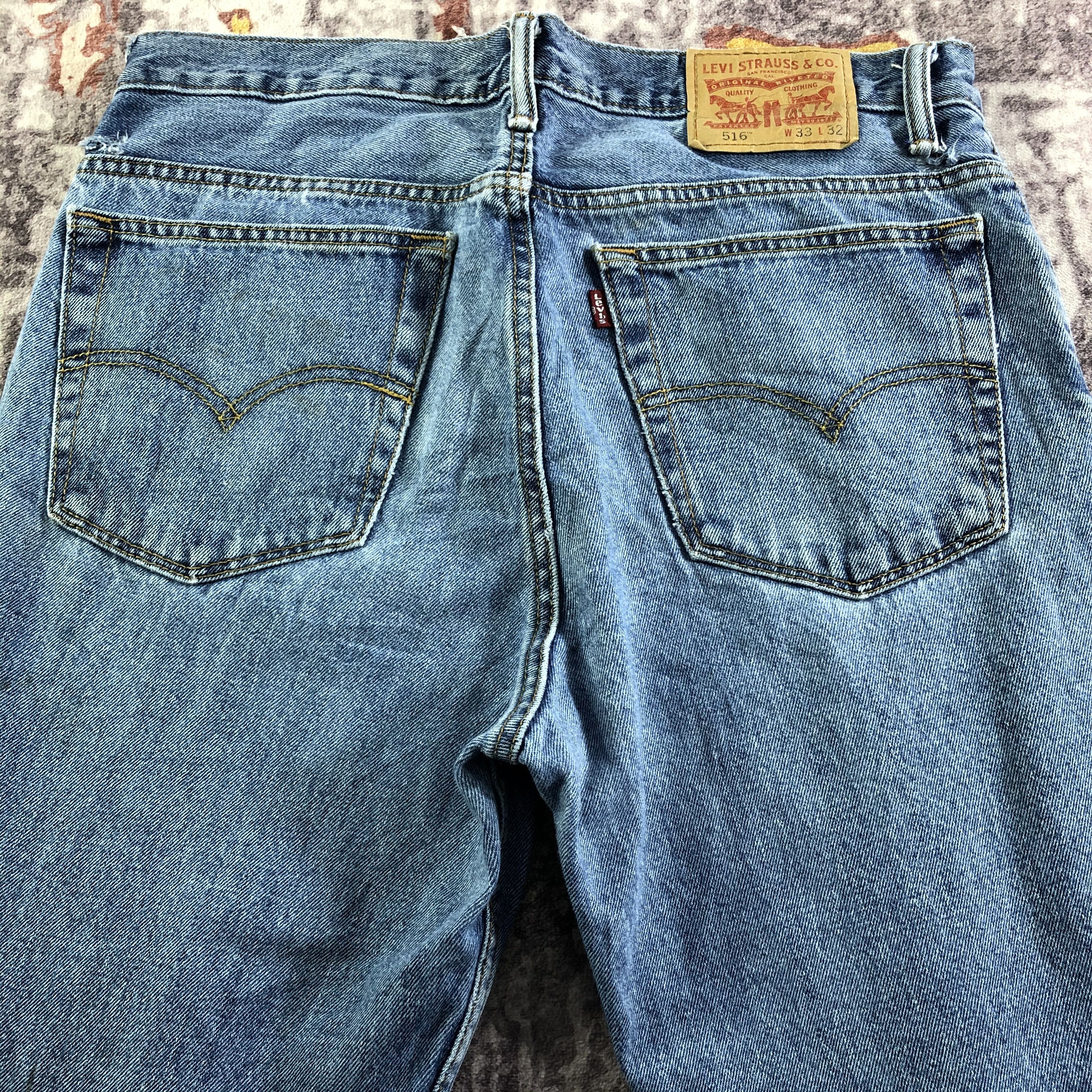 Levi's × Vintage Vintage Blue Wash Levis 516 Jeans-JM3471 Size US 34 / EU 50 - 5 Thumbnail