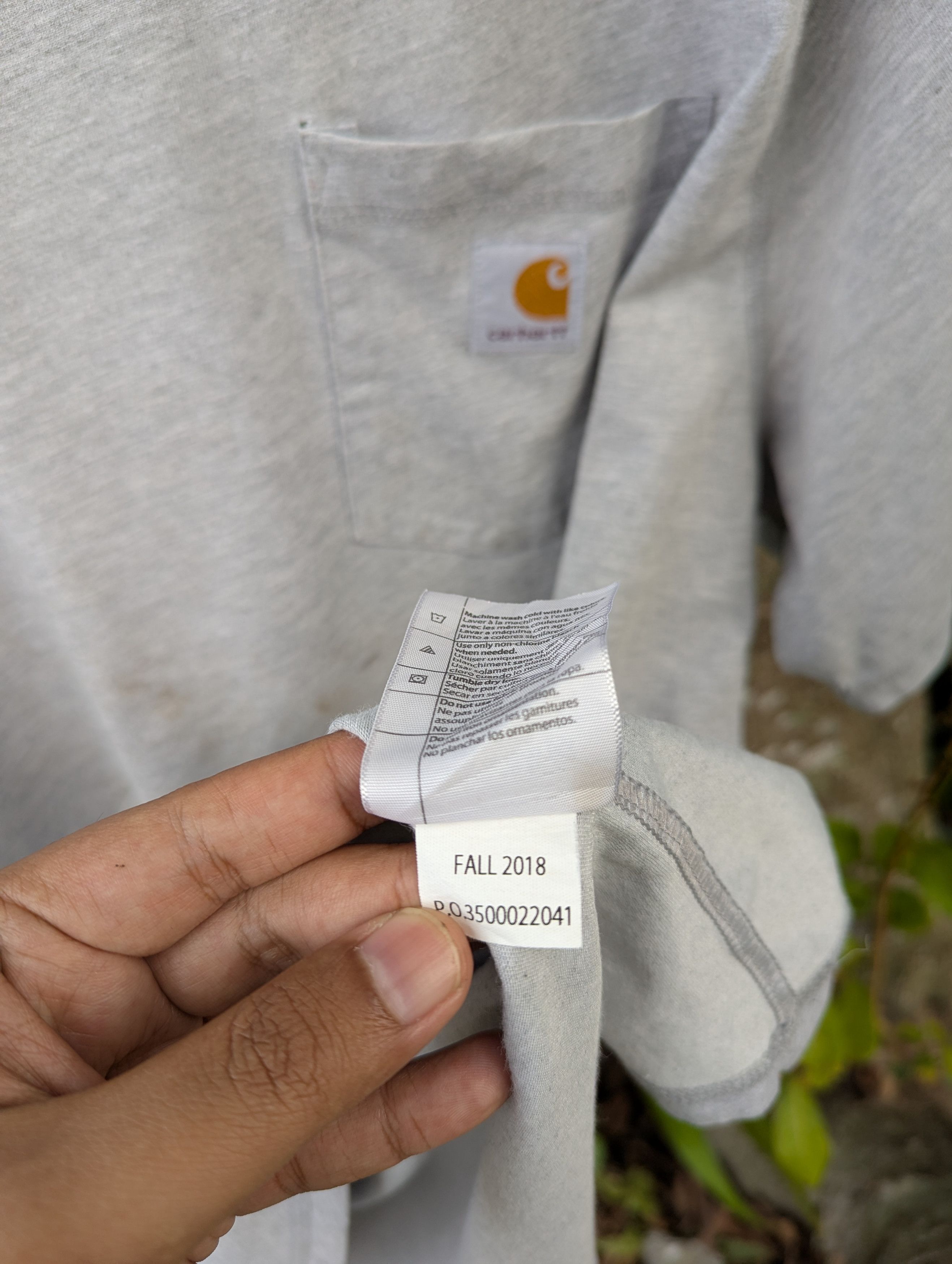 Carhartt Thrashed Carhartt Sunfaded Tshirt Size US XXL / EU 58 / 5 - 10 Thumbnail